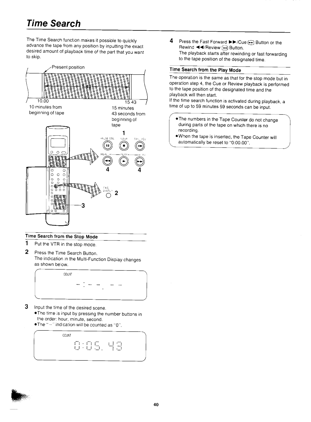 Panasonic NV-F55EA manual 