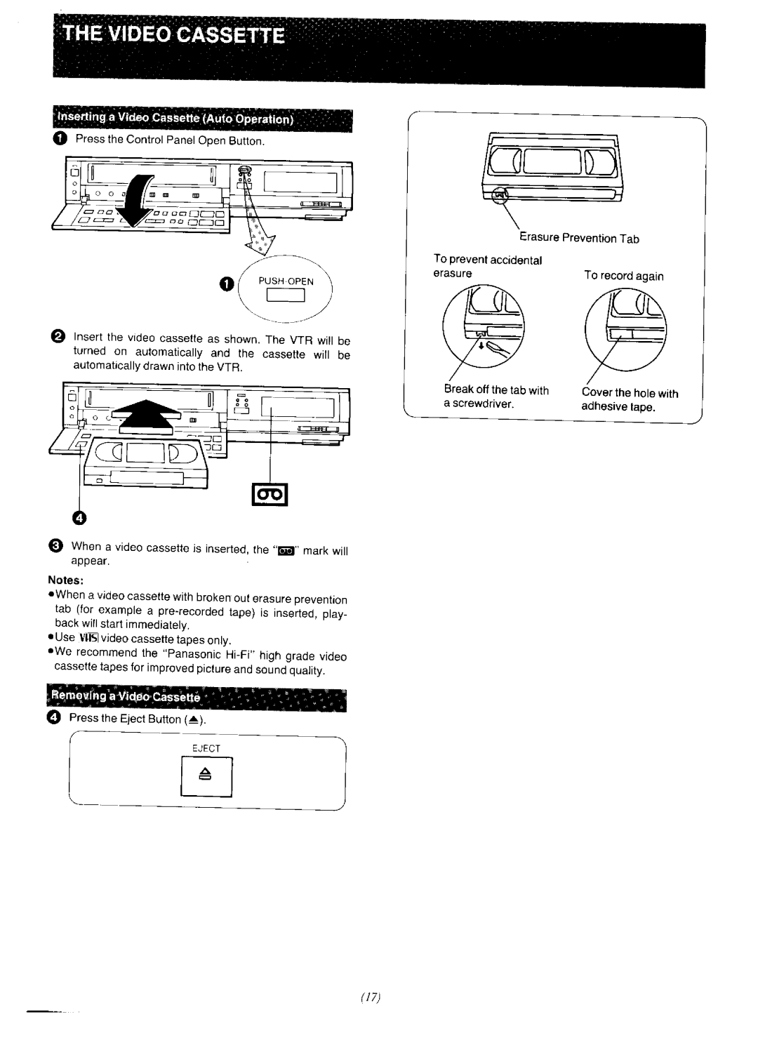 Panasonic NV-F65EA manual 