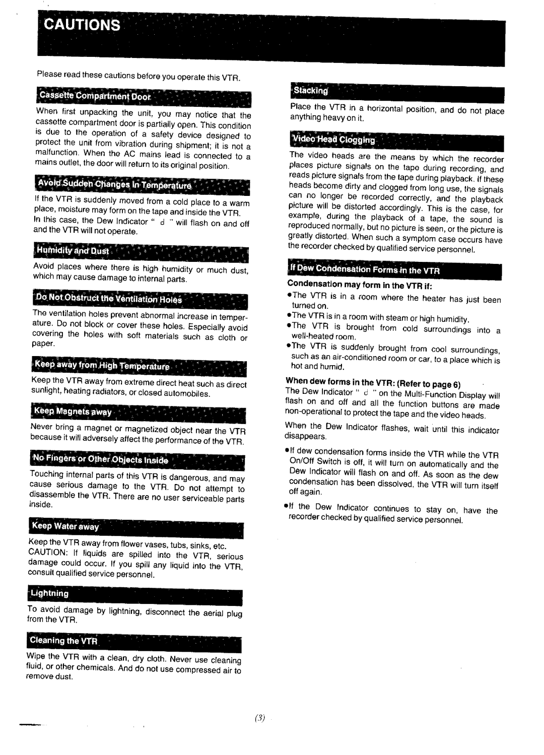 Panasonic NV-F65EA manual 