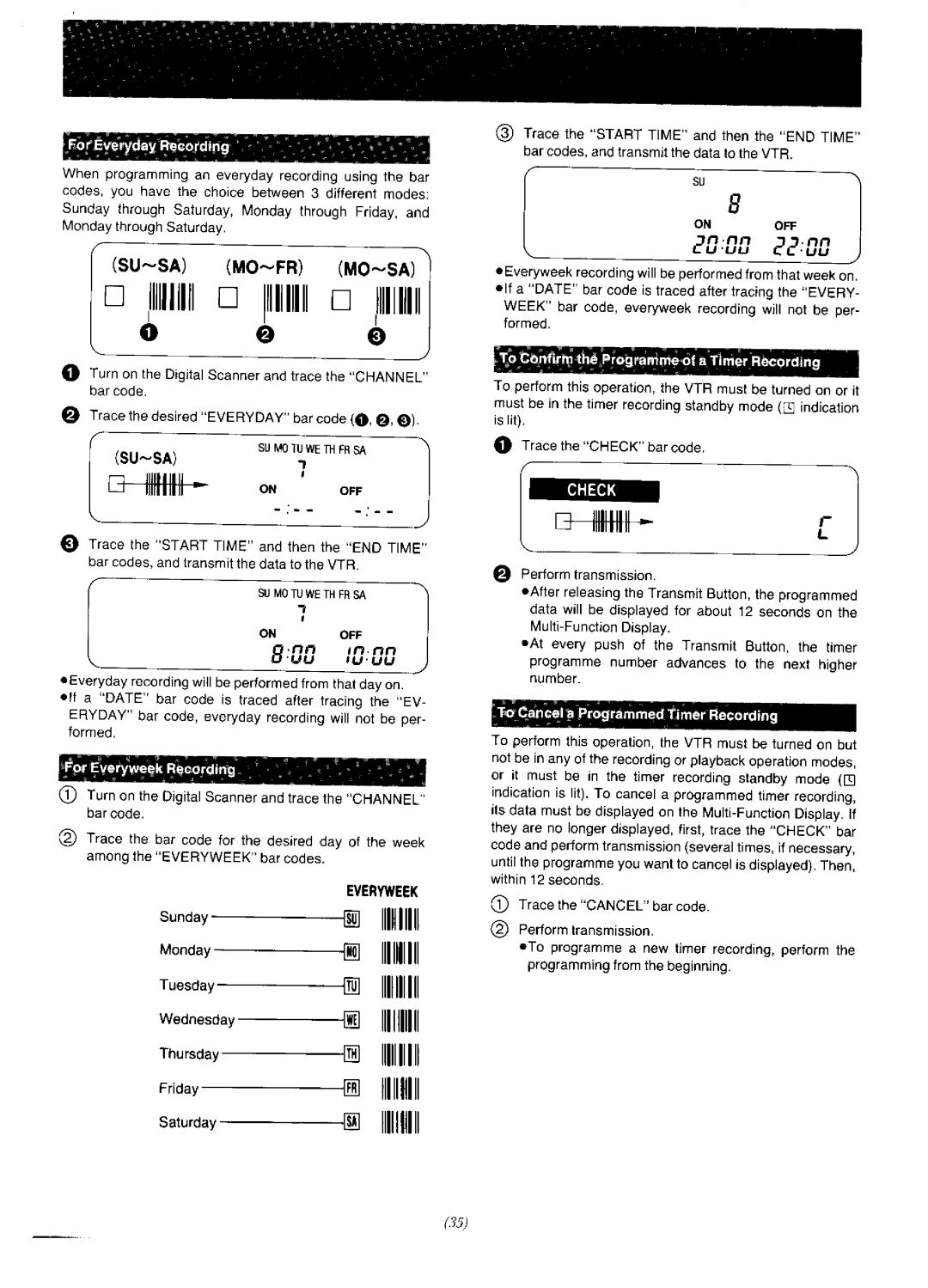 Panasonic NV-F65EA manual 