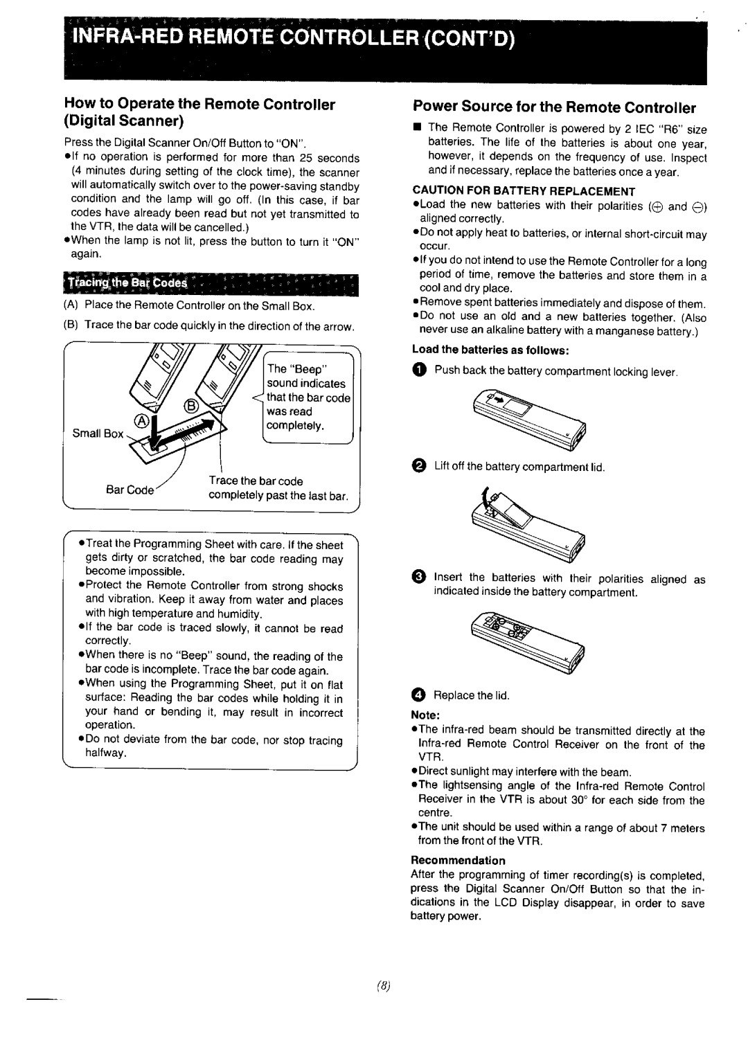 Panasonic NV-F65EA manual 