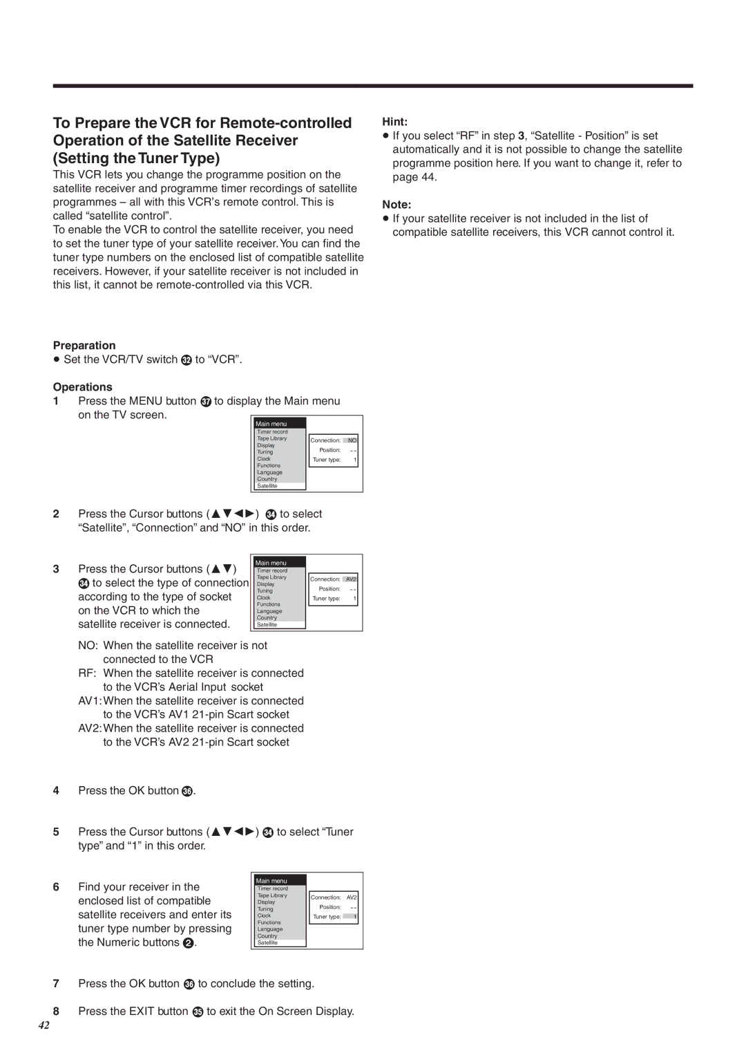 Panasonic NV-FJ760 manual Preparation 