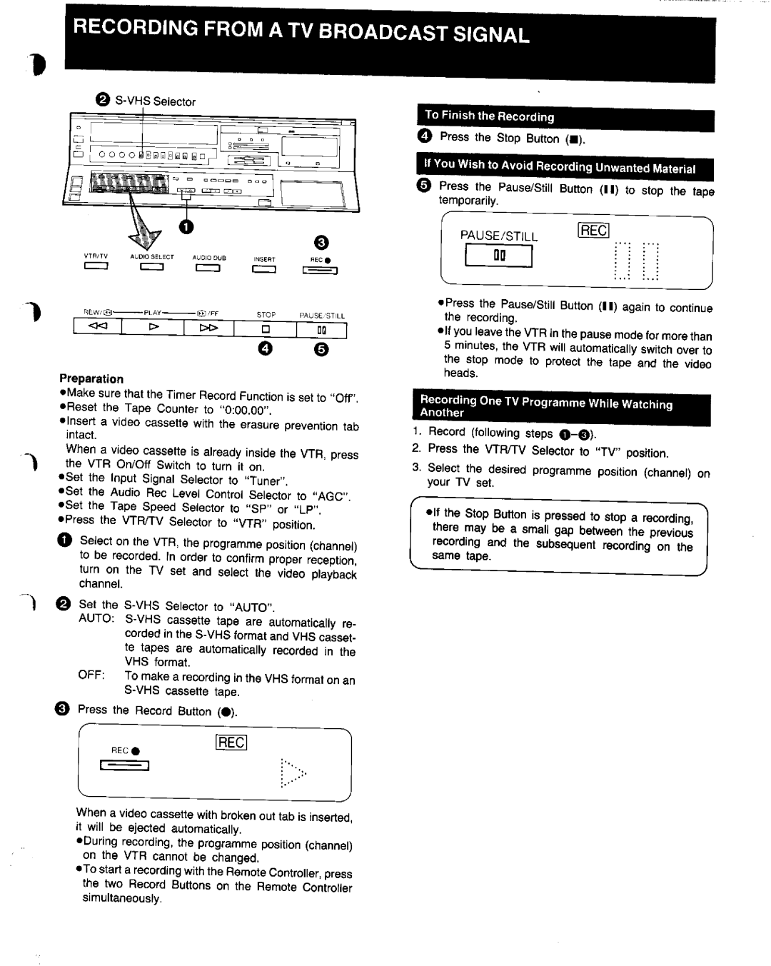 Panasonic NV-FS1 manual 