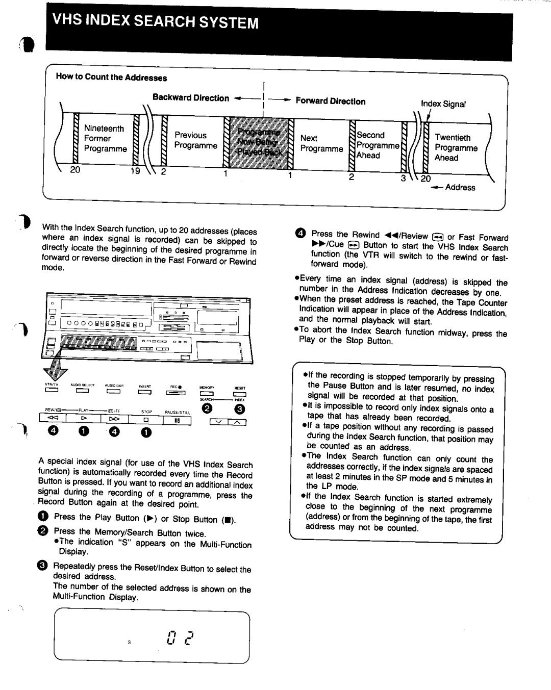 Panasonic NV-FS1 manual 