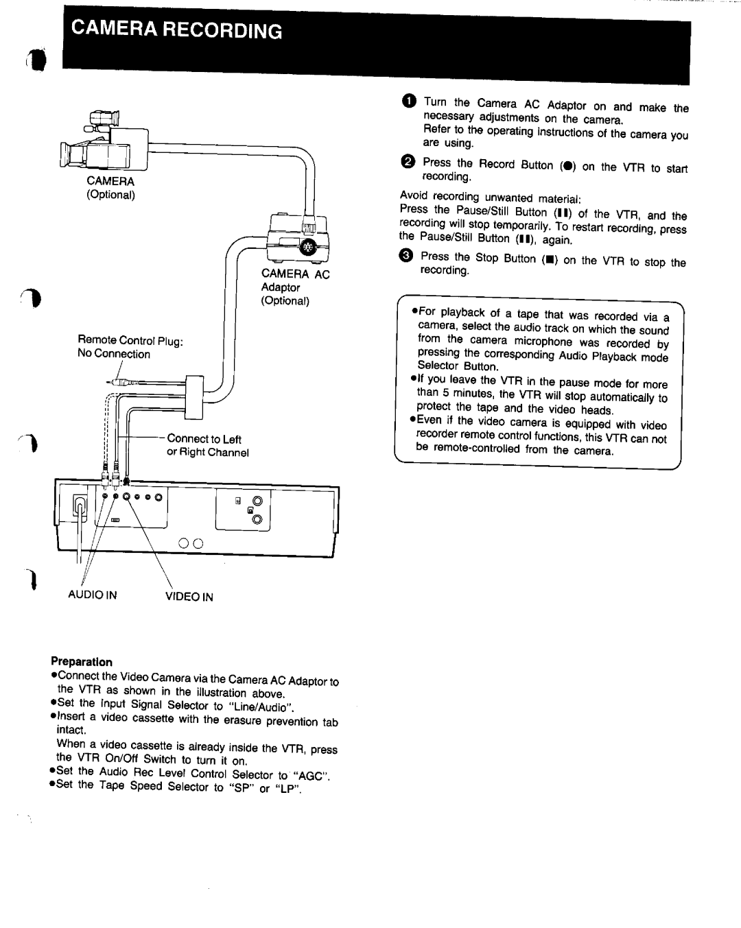 Panasonic NV-FS1 manual 