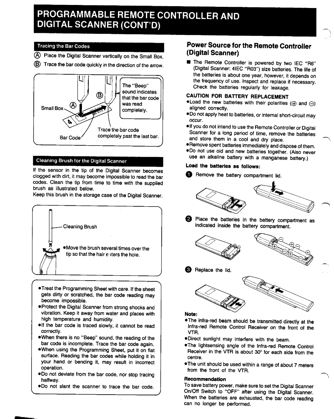 Panasonic NV-FS1 manual 