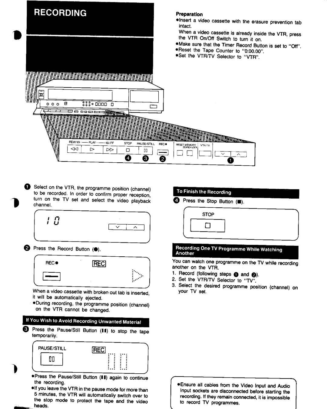 Panasonic NV-G21 manual 