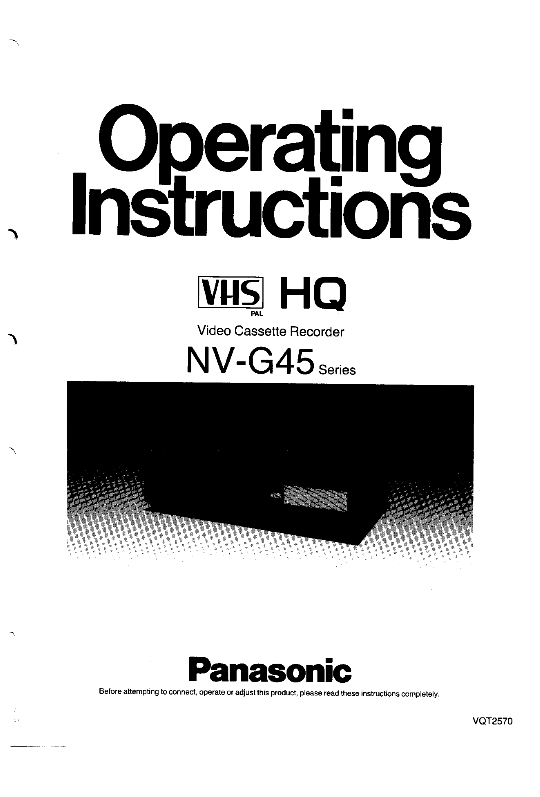 Panasonic NV-G45 Series manual 