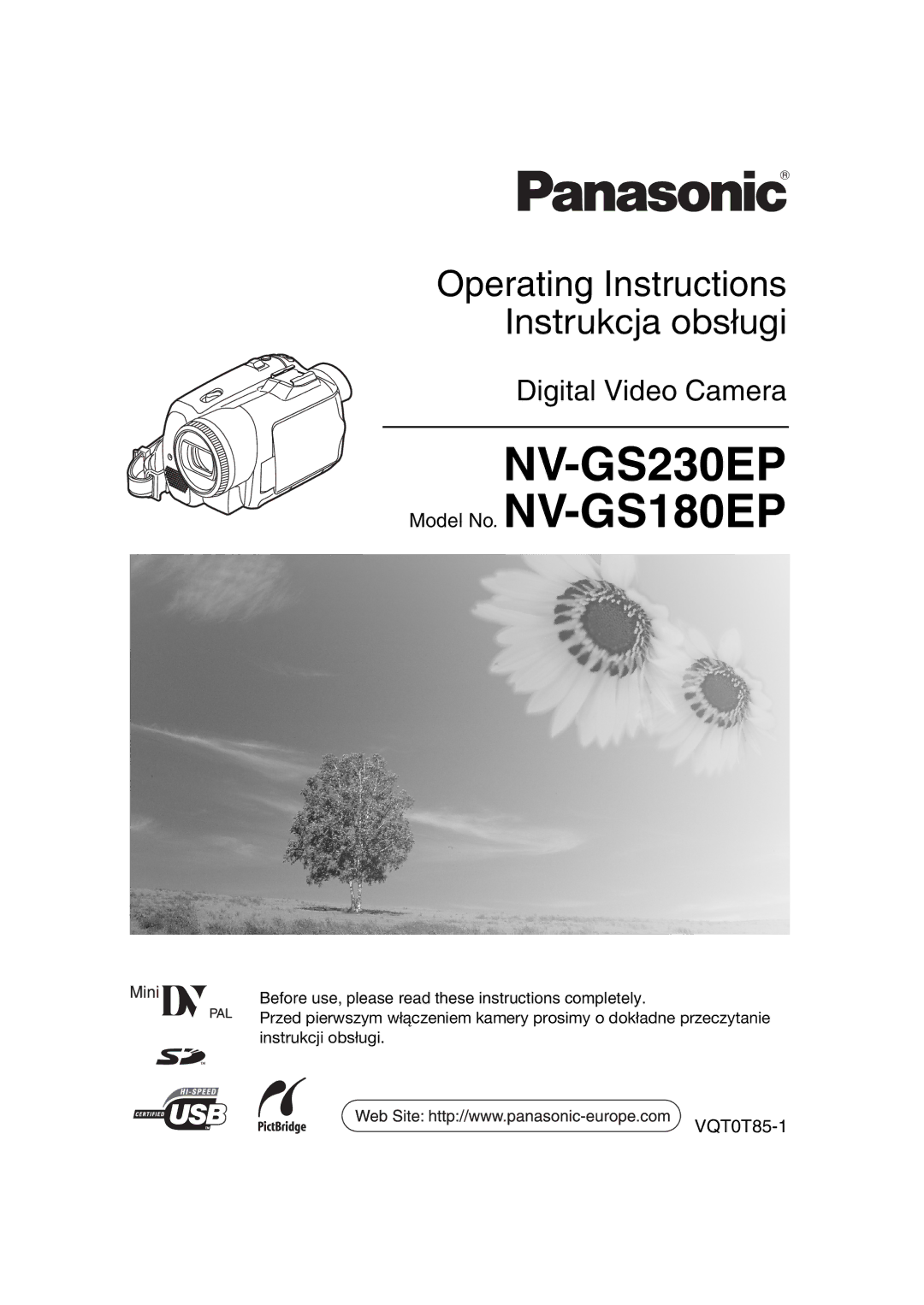 Panasonic NV-GS230EP, NV-GS180EP operating instructions 