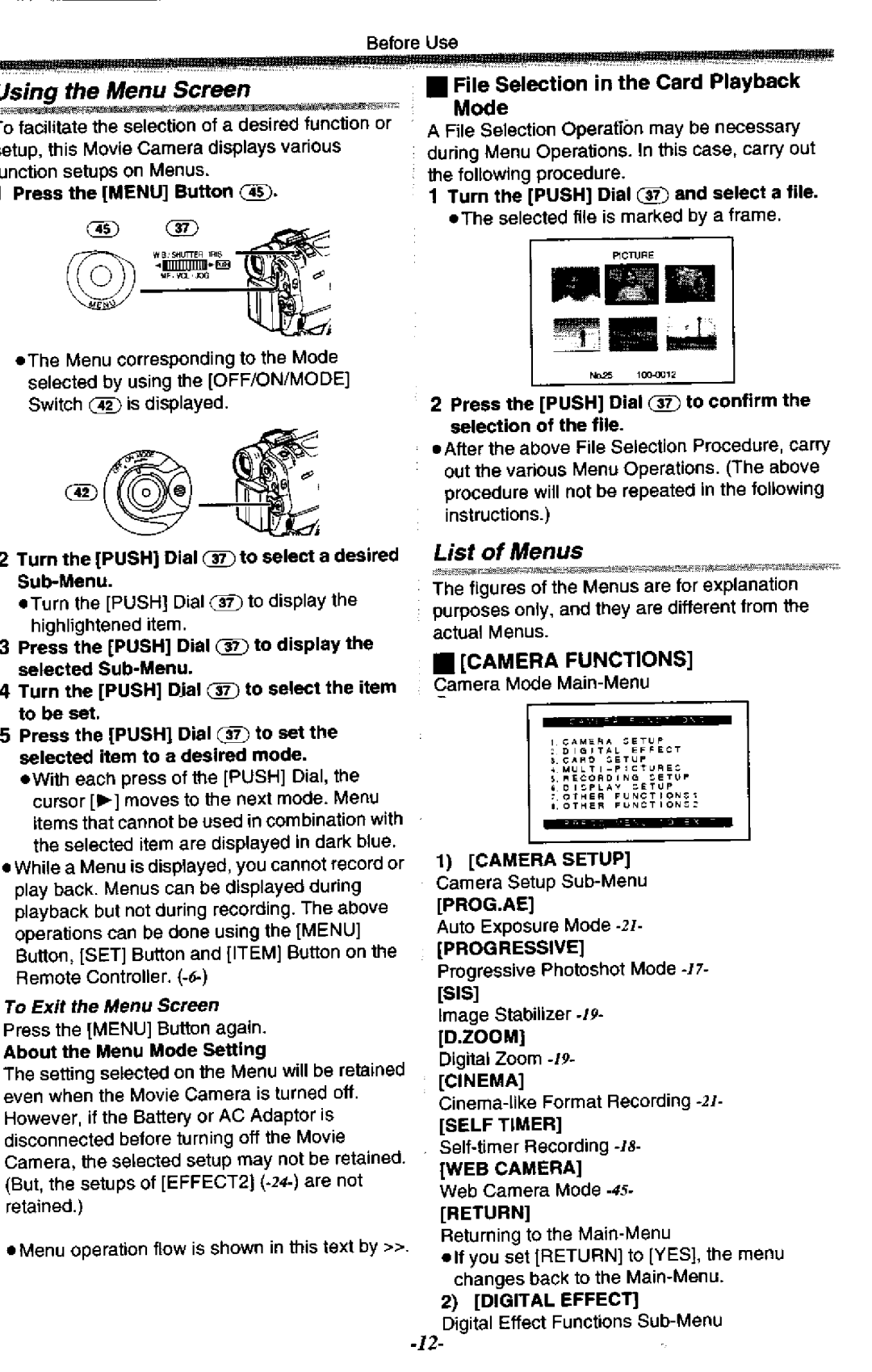 Panasonic NV-GS50A manual 