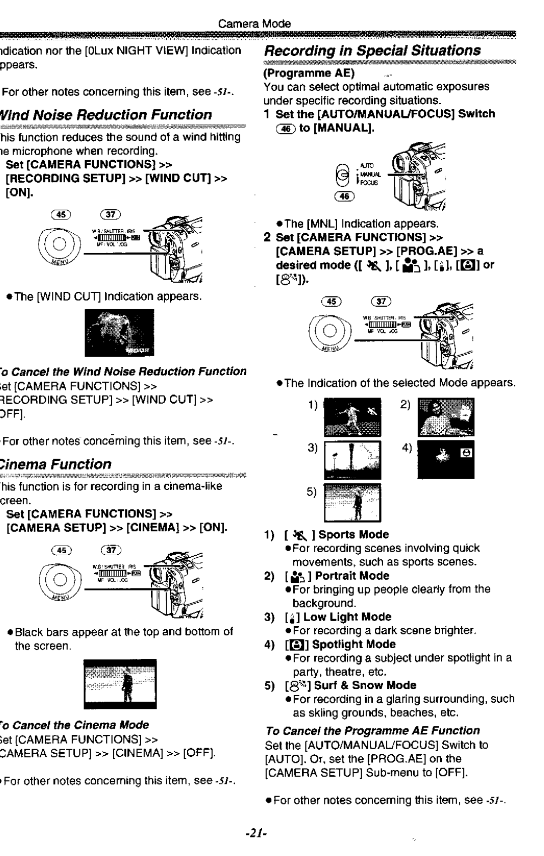 Panasonic NV-GS50A manual 