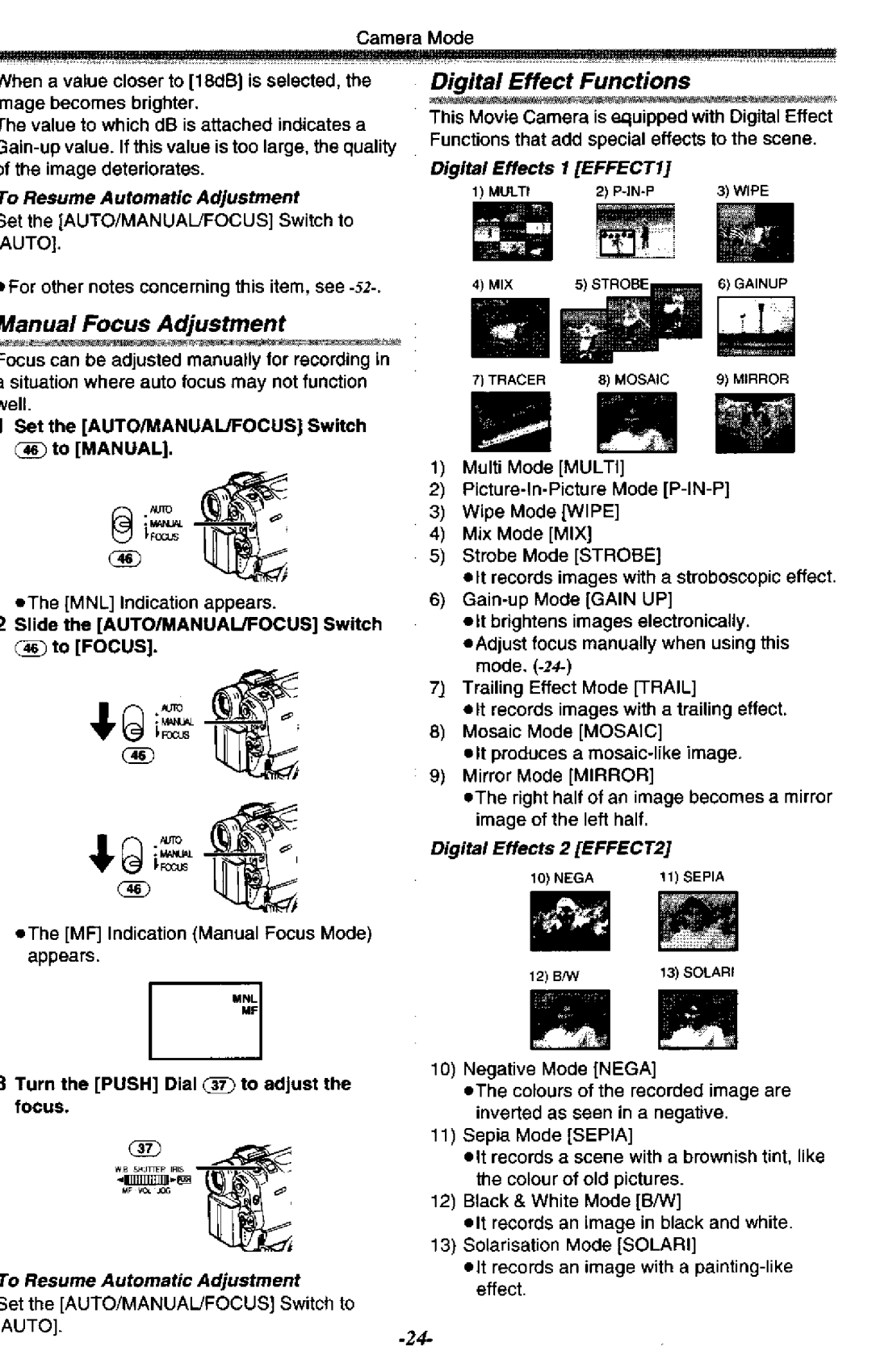 Panasonic NV-GS50A manual 