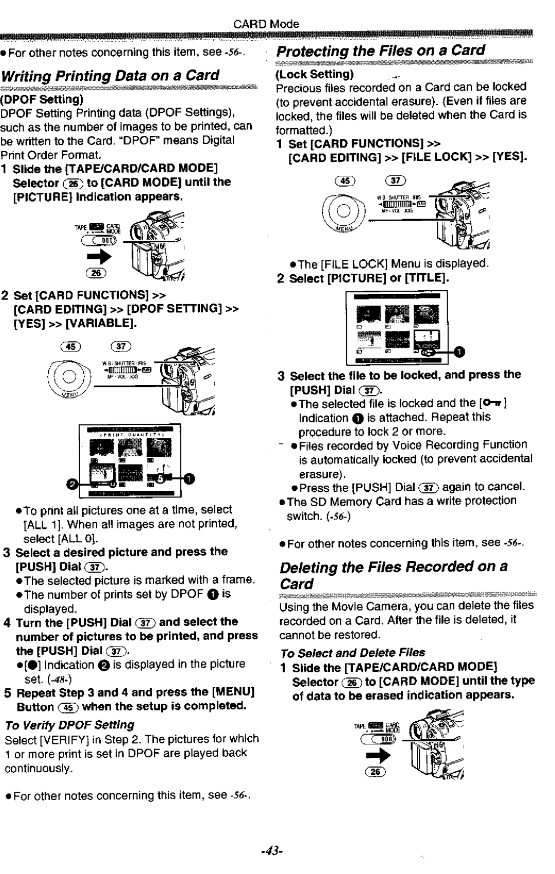 Panasonic NV-GS50A manual 