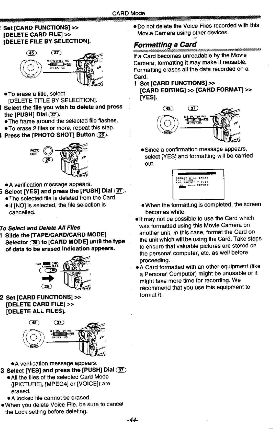 Panasonic NV-GS50A manual 