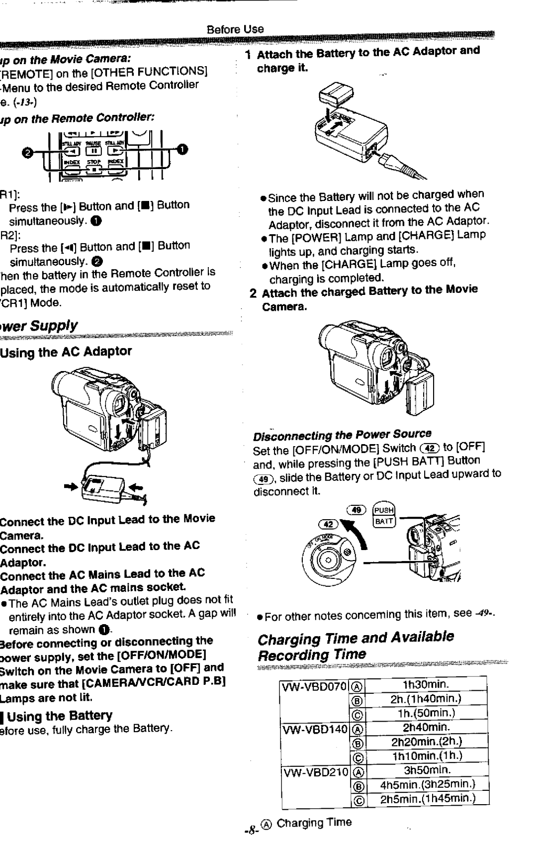 Panasonic NV-GS50A manual 