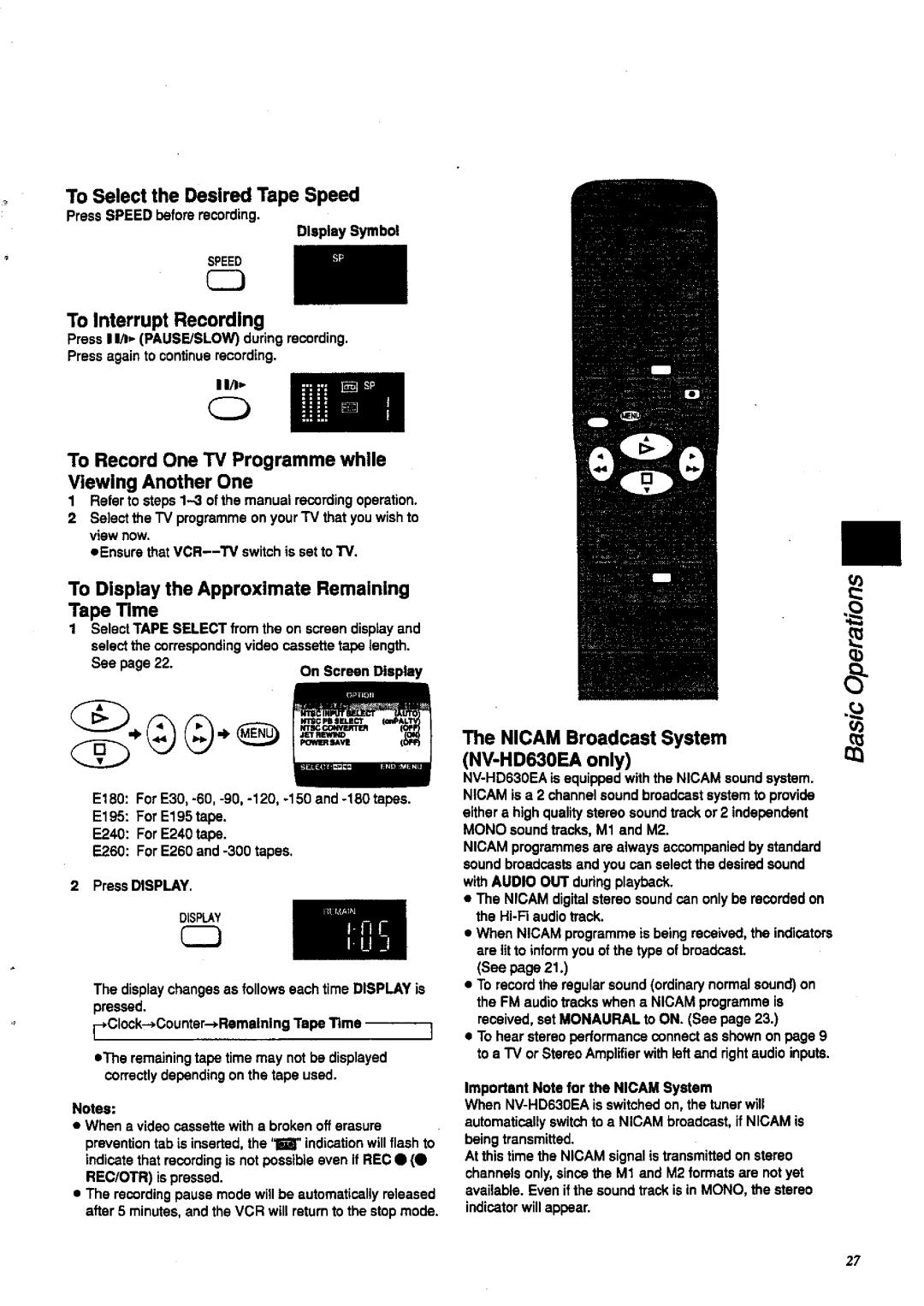 Panasonic NV-HD 630 manual 