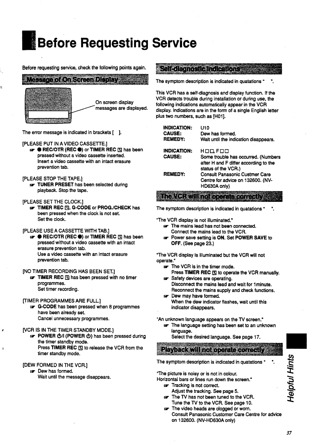 Panasonic NV-HD 630 manual 