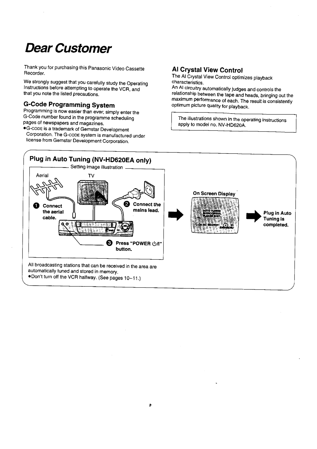 Panasonic NV-HD620 manual 