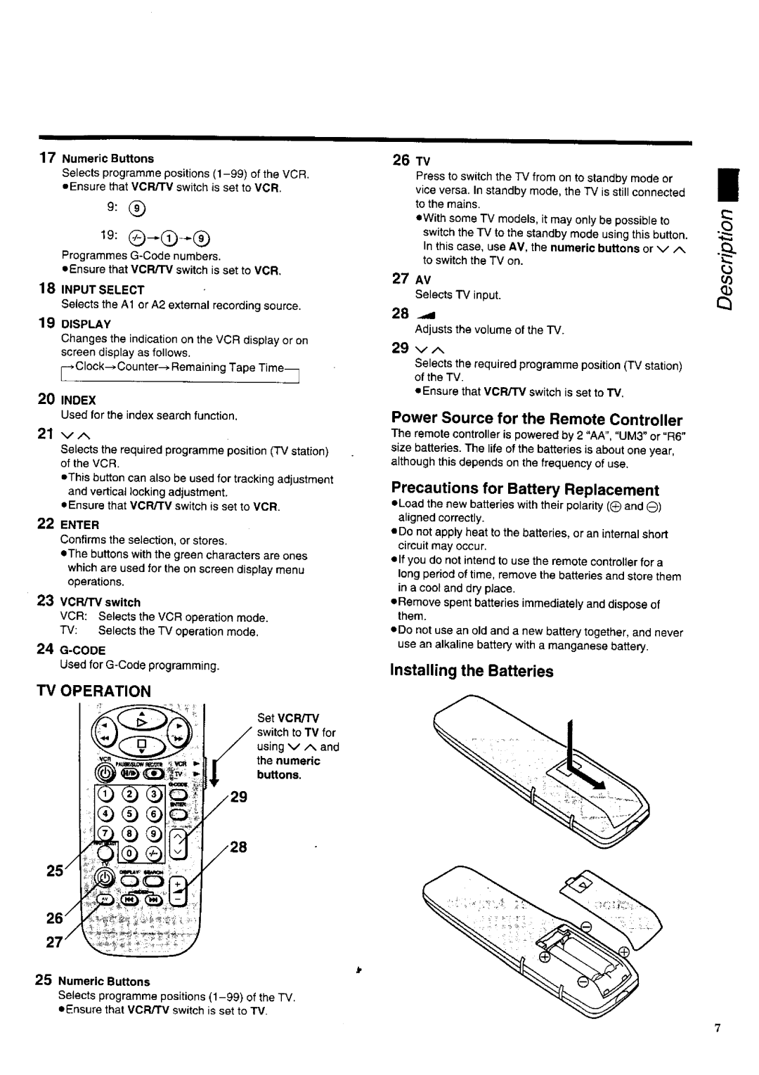 Panasonic NV-HD620 manual 