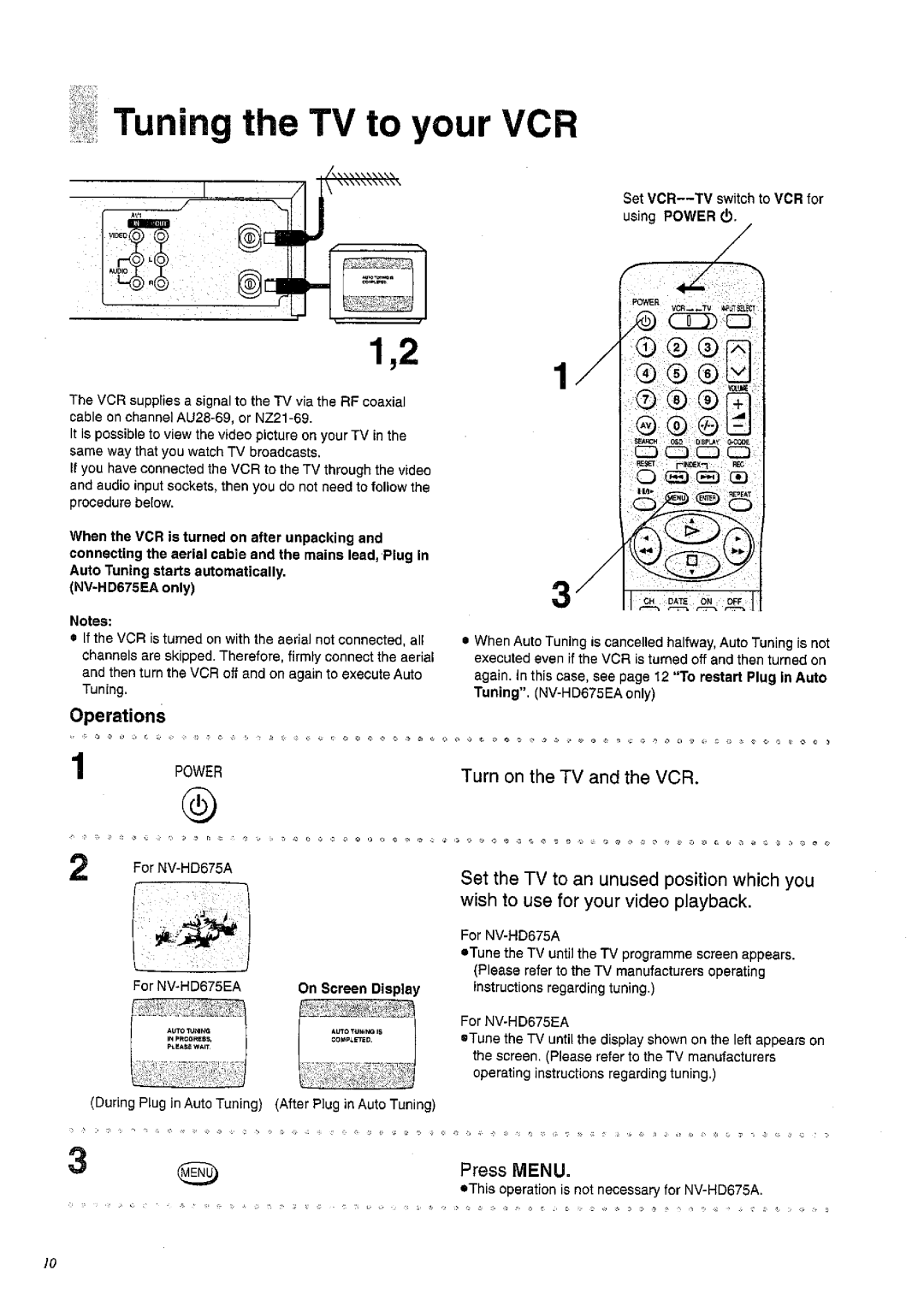 Panasonic NV-HD675 manual 