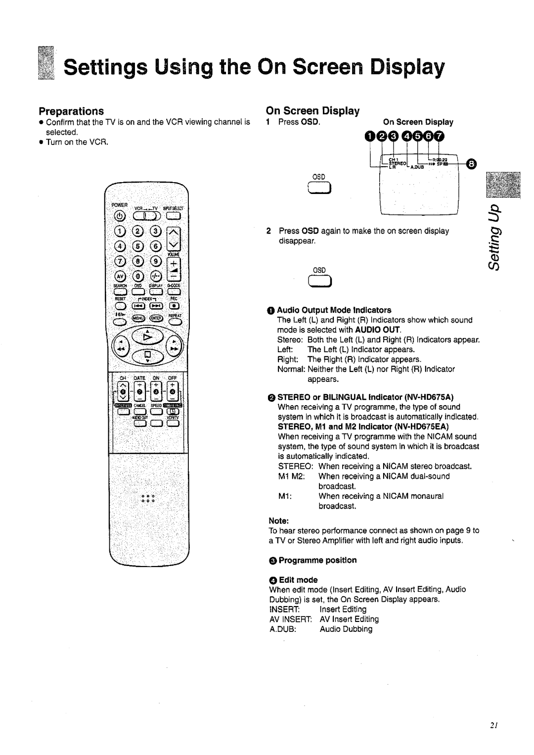 Panasonic NV-HD675 manual 