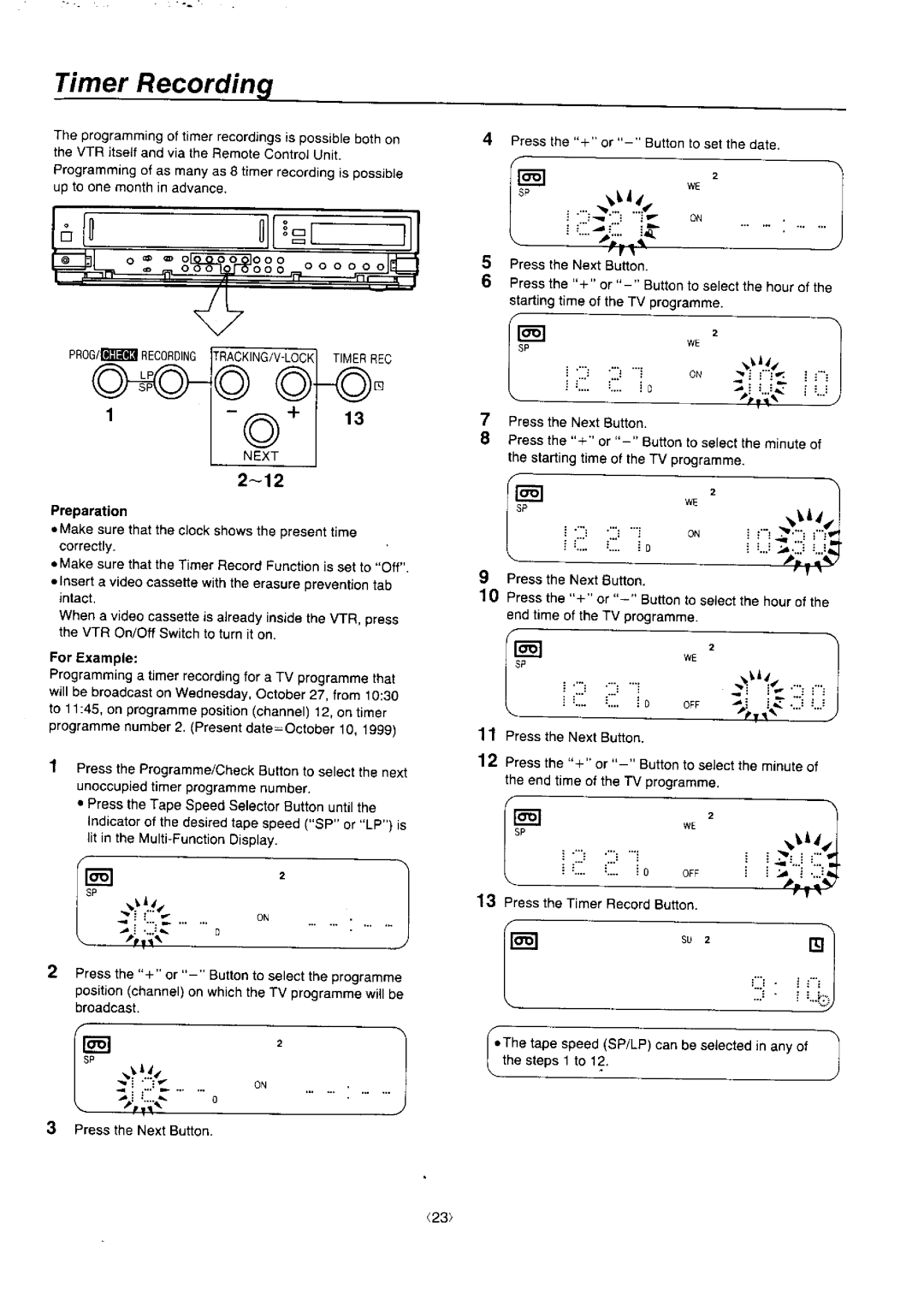 Panasonic NV-J45 Series manual 