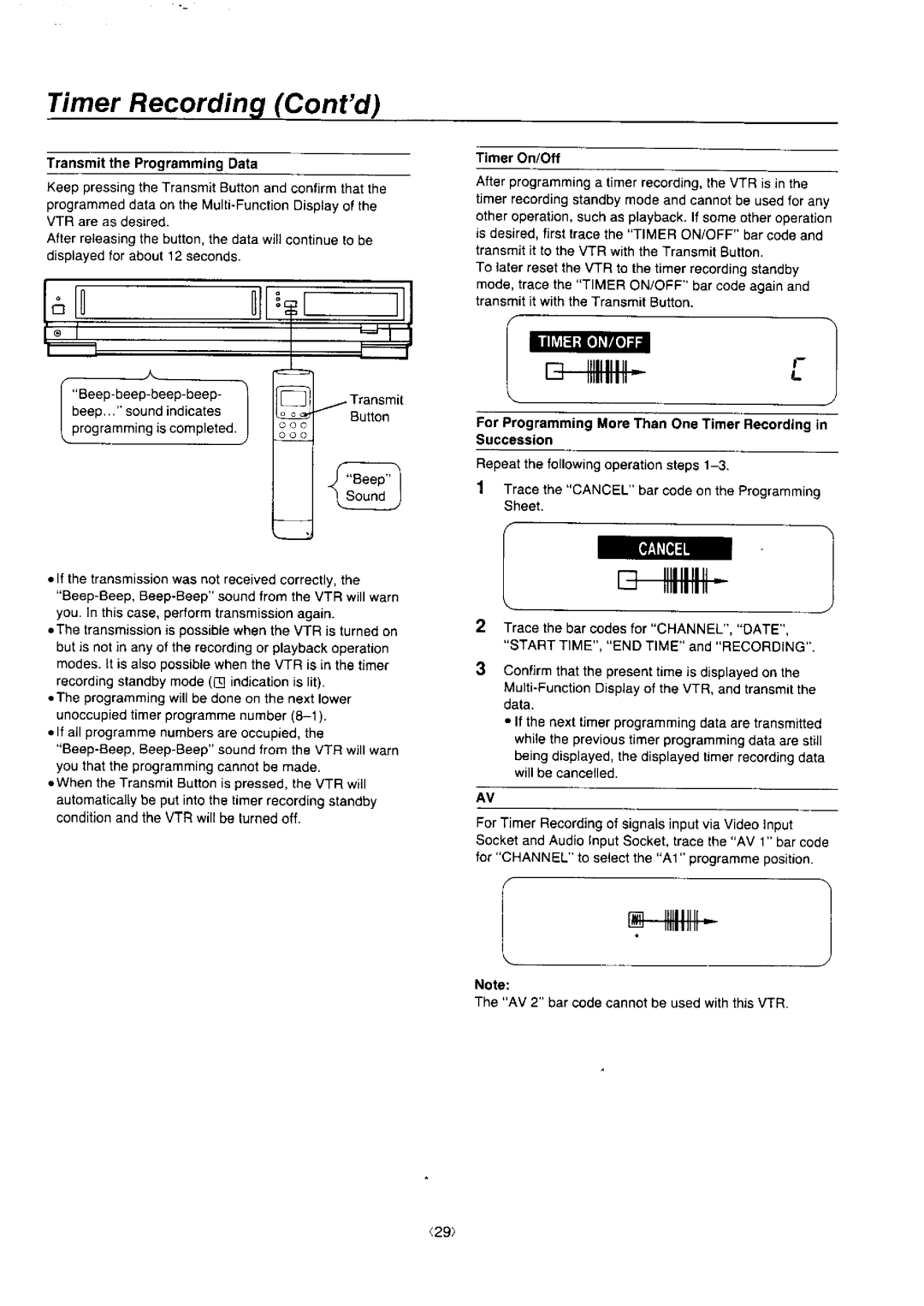 Panasonic NV-J45 Series manual 