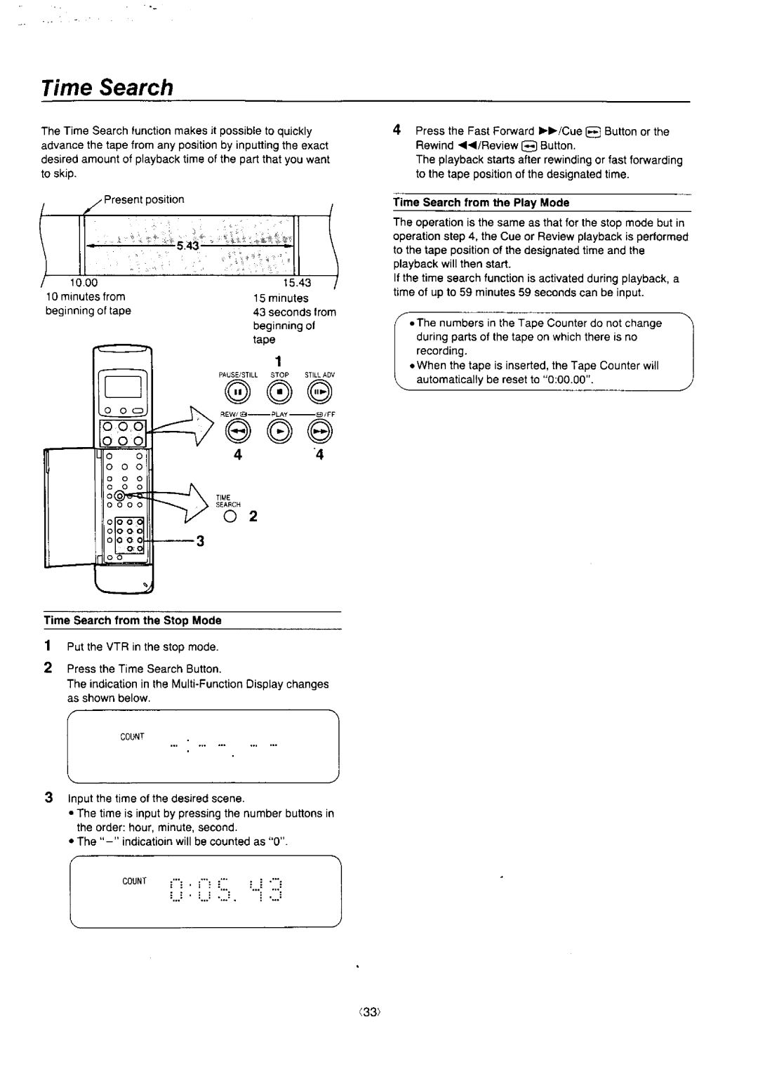 Panasonic NV-J45 Series manual 