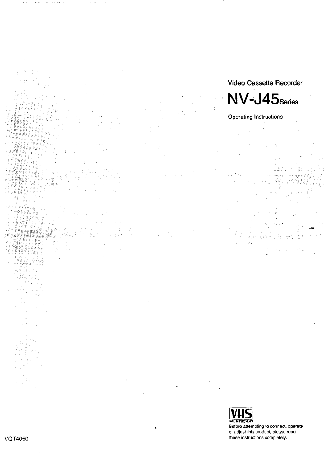 Panasonic NV-J45 Series manual 