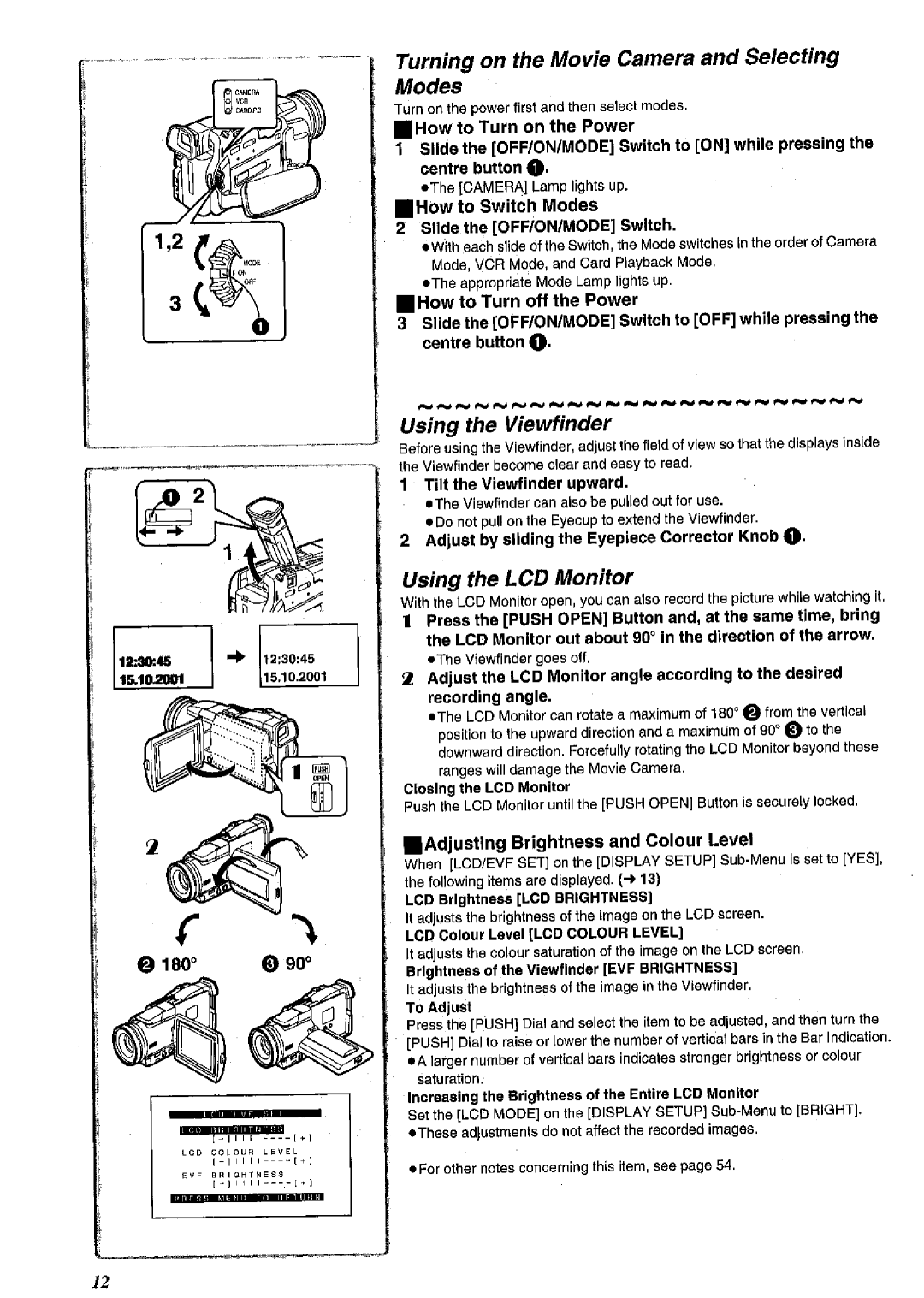 Panasonic NV MX 2 B manual 