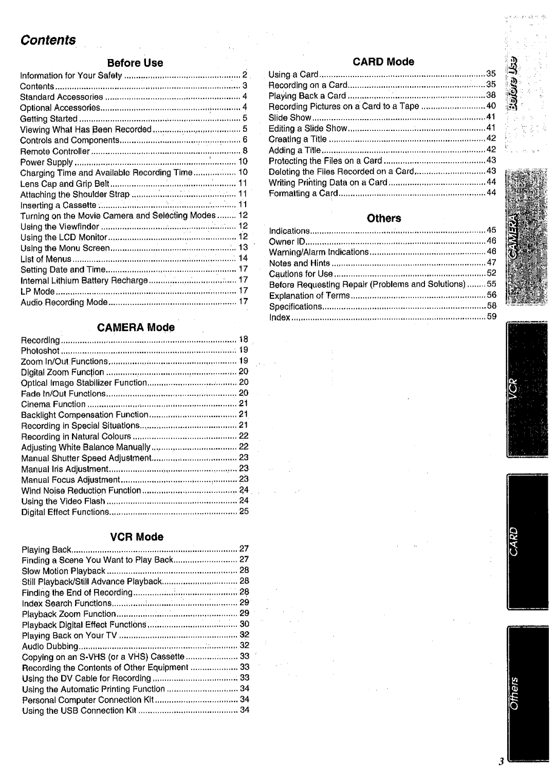 Panasonic NV MX 2 B manual 