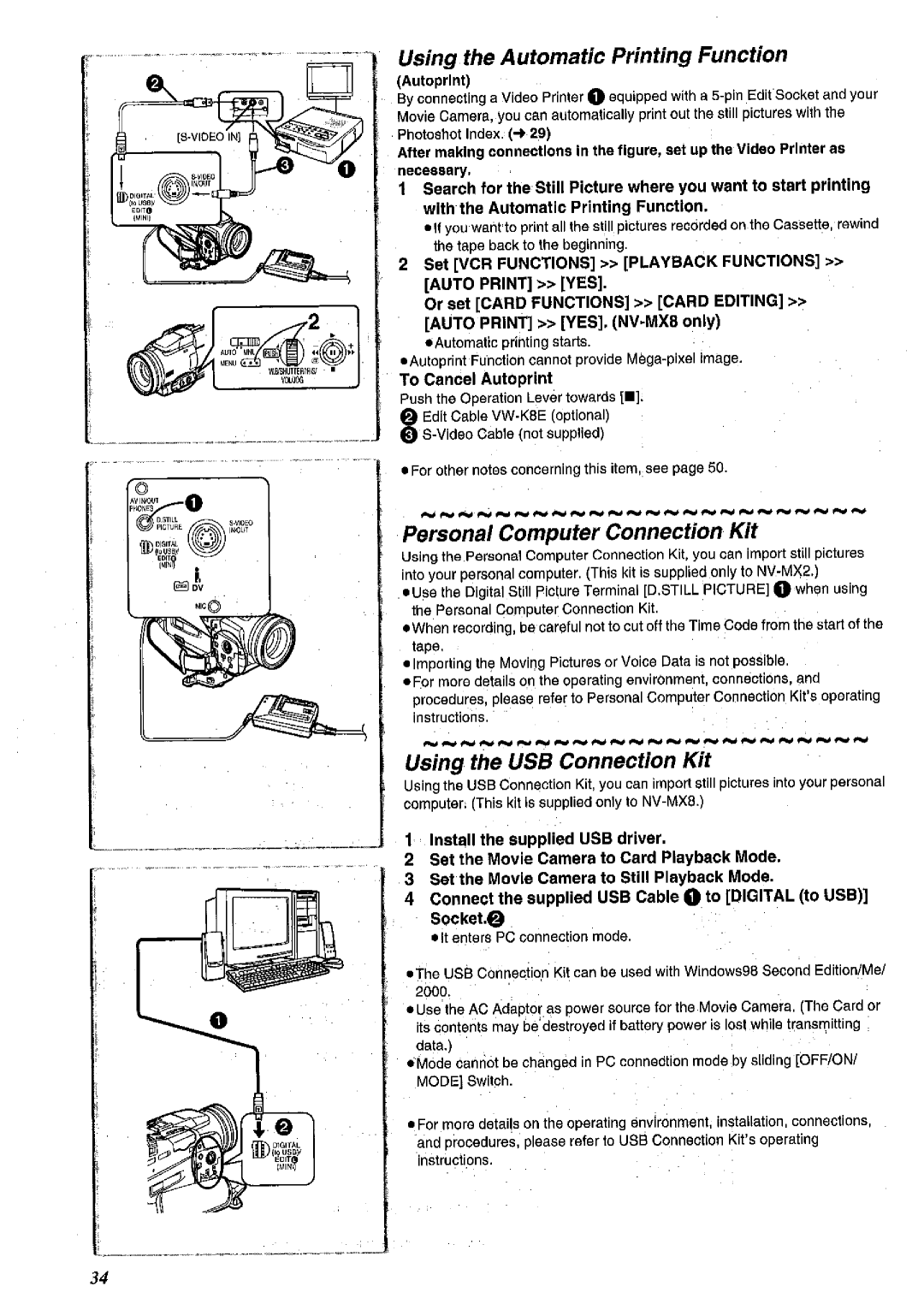 Panasonic NV MX 2 B manual 