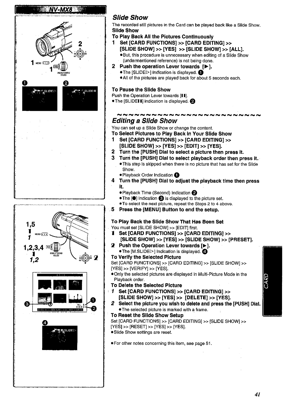 Panasonic NV MX 2 B manual 