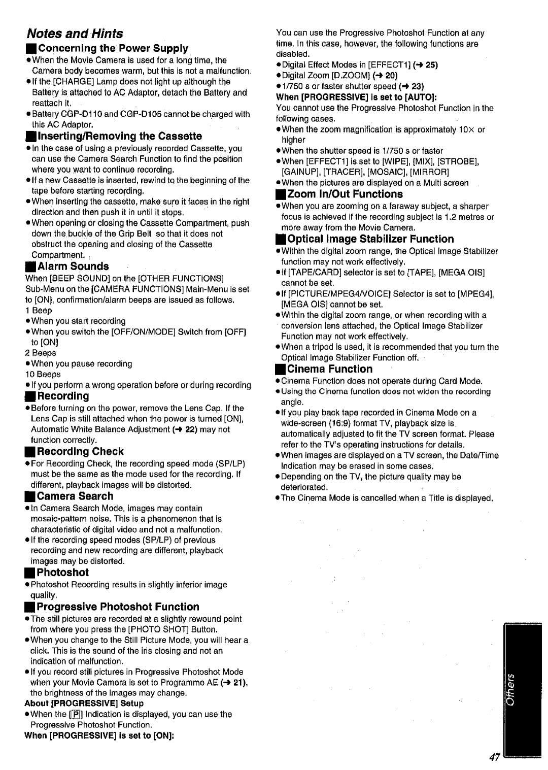 Panasonic NV MX 2 B manual 