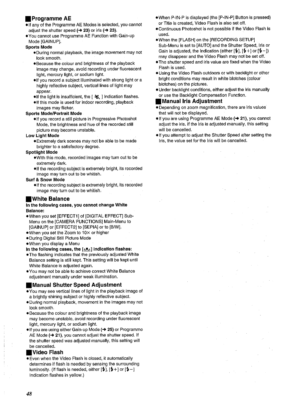 Panasonic NV MX 2 B manual 