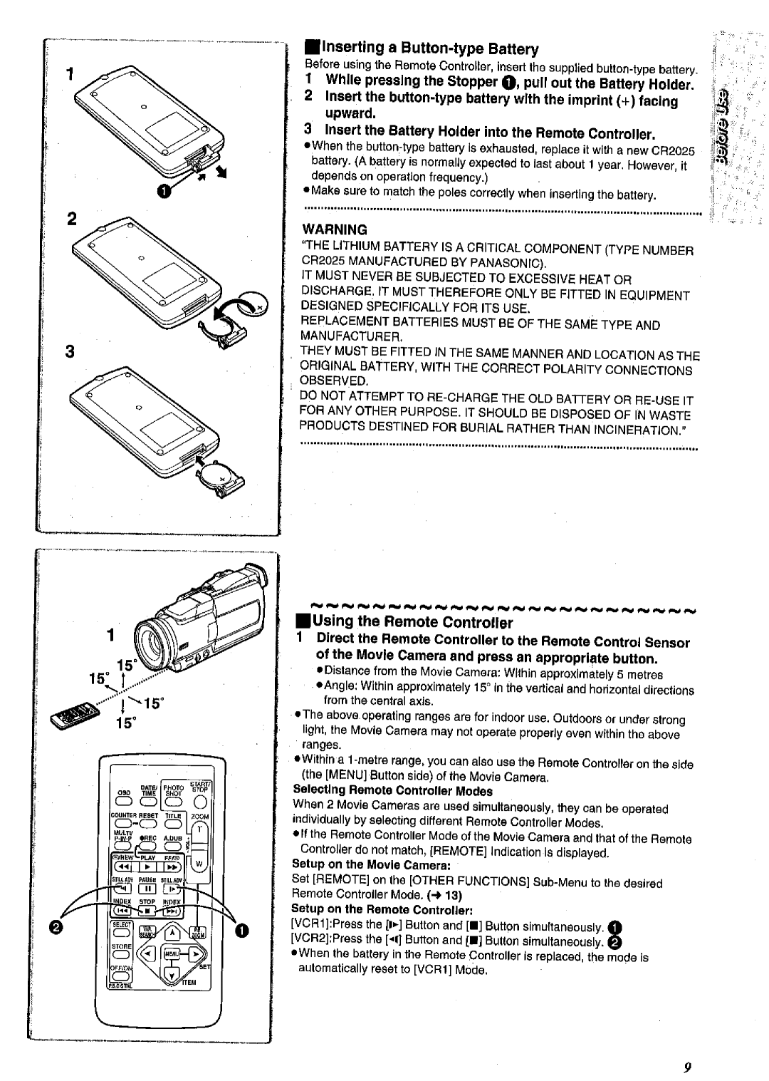 Panasonic NV MX 2 B manual 