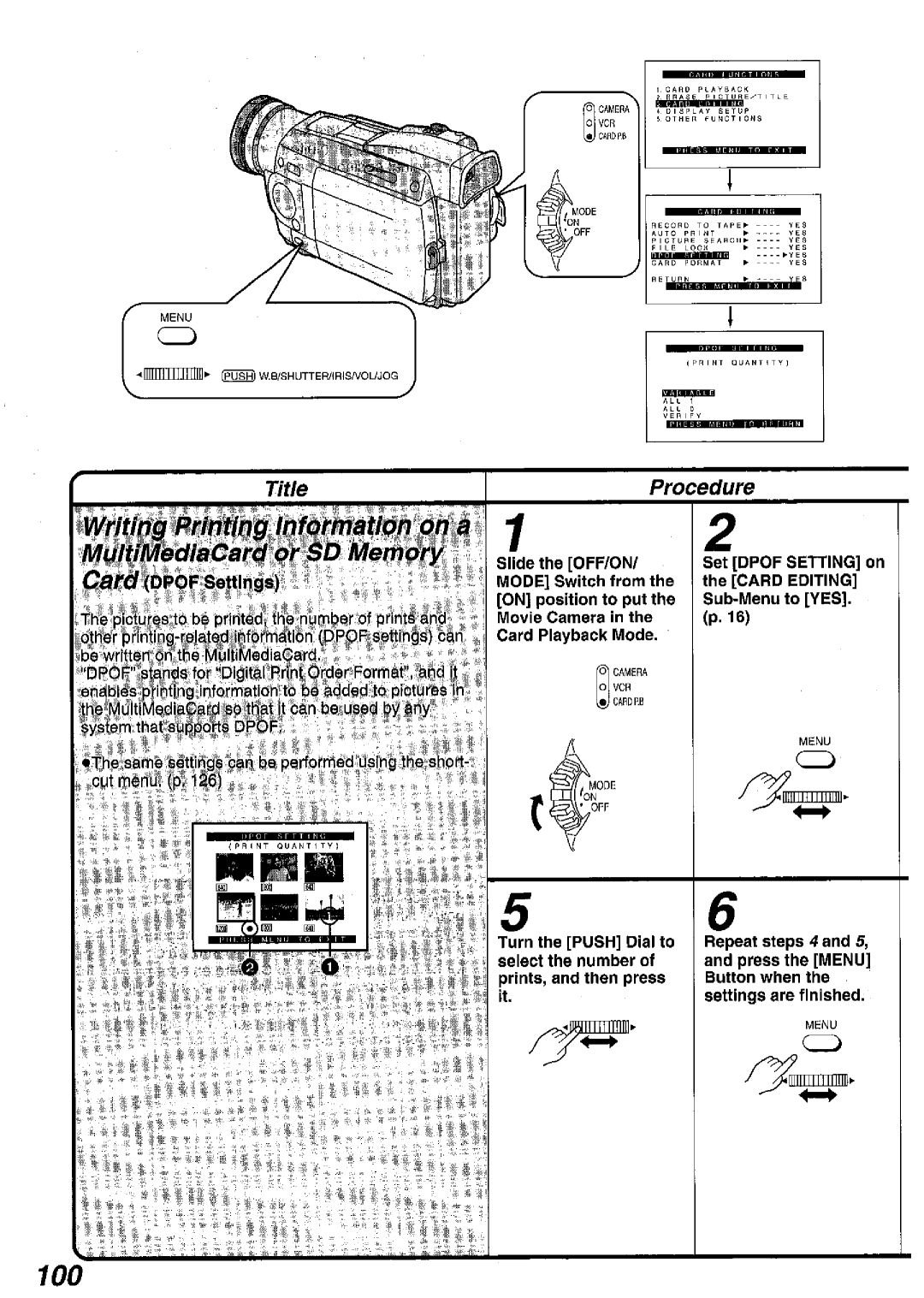 Panasonic NV MX 5 B manual 