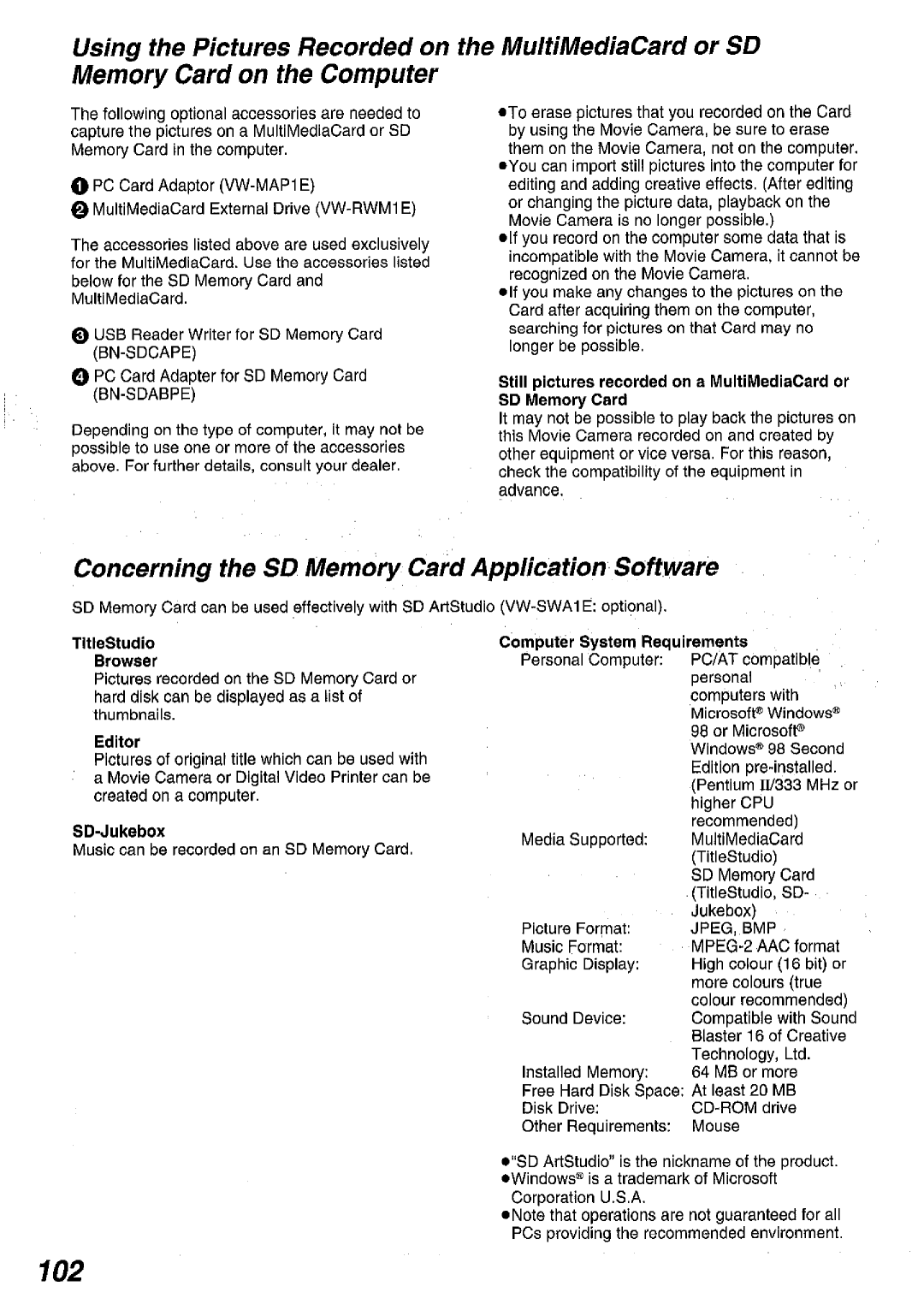 Panasonic NV MX 5 B manual 