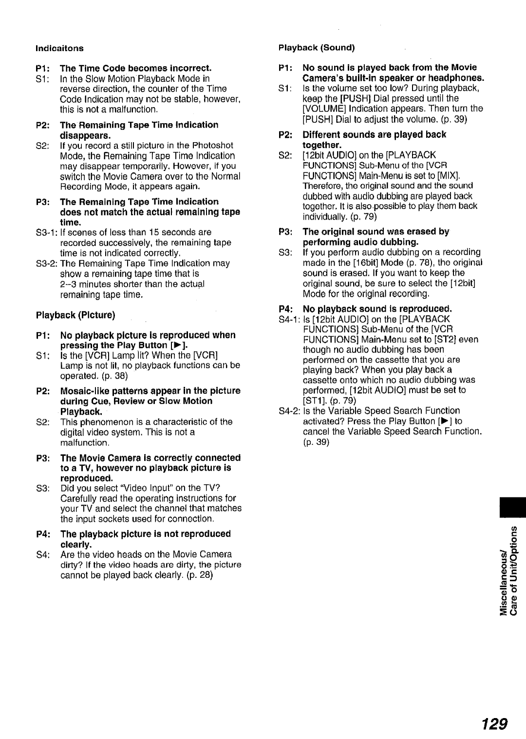 Panasonic NV MX 5 B manual 