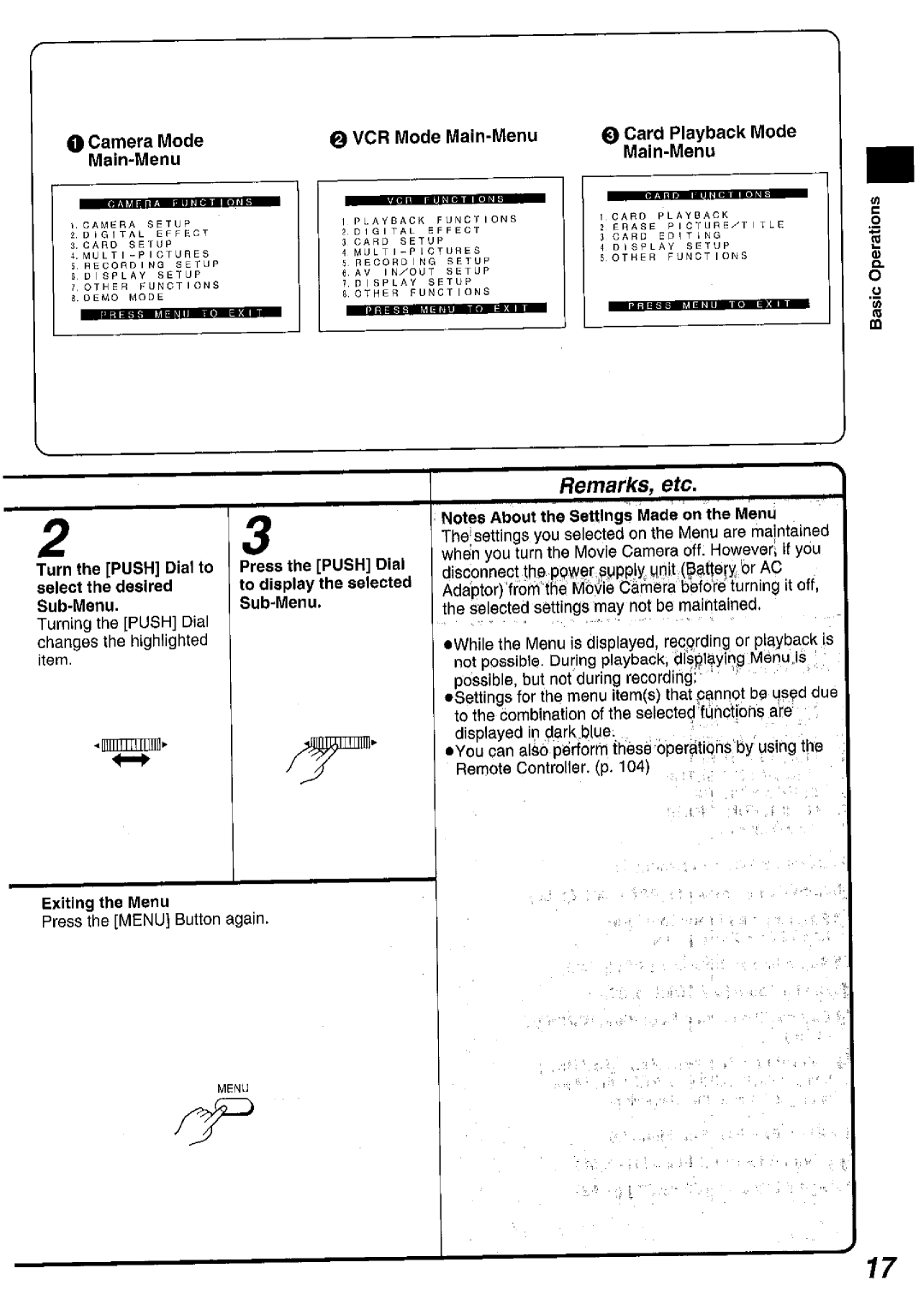 Panasonic NV MX 5 B manual 