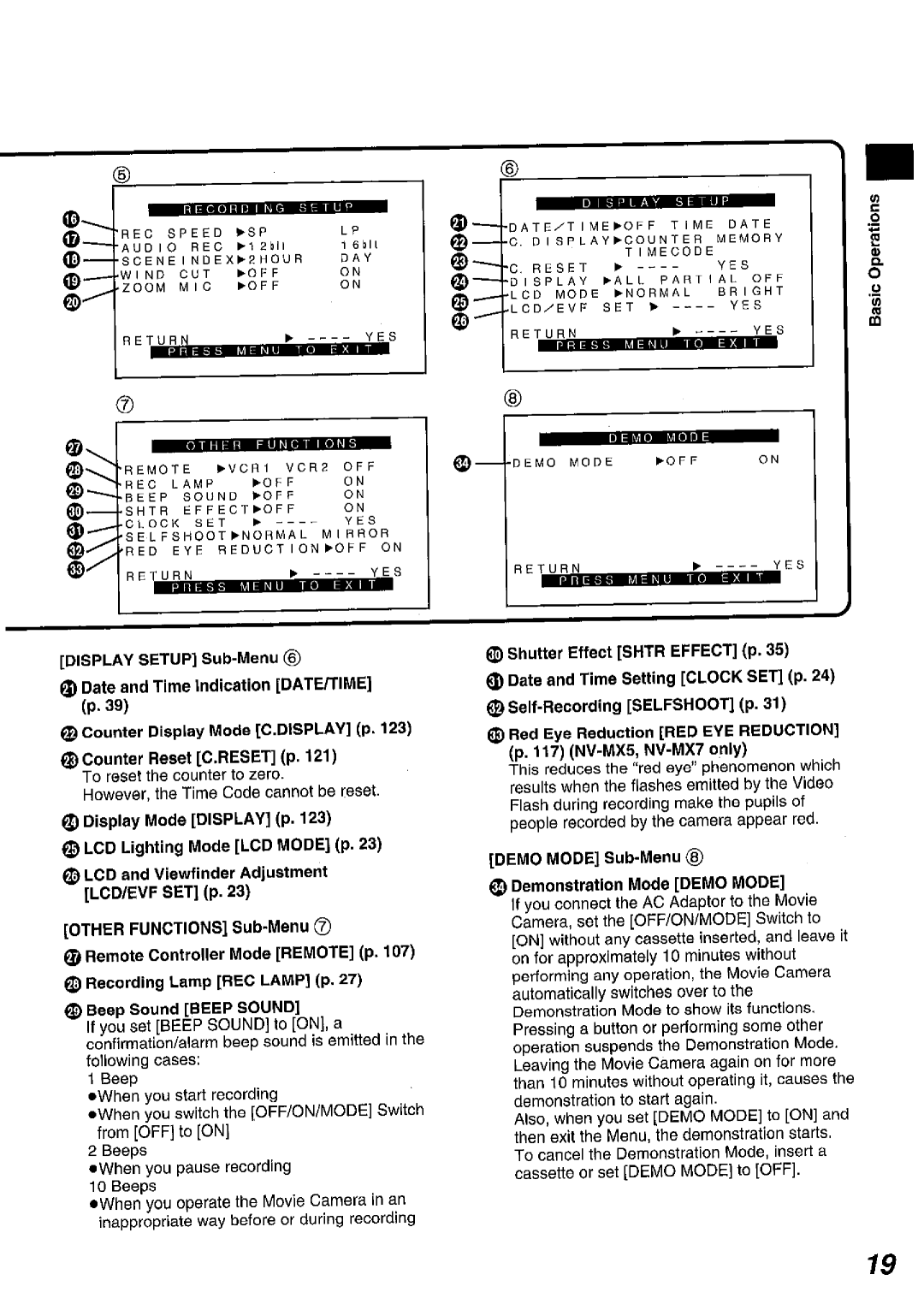 Panasonic NV MX 5 B manual 