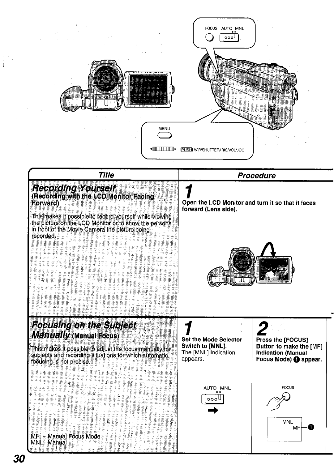 Panasonic NV MX 5 B manual 