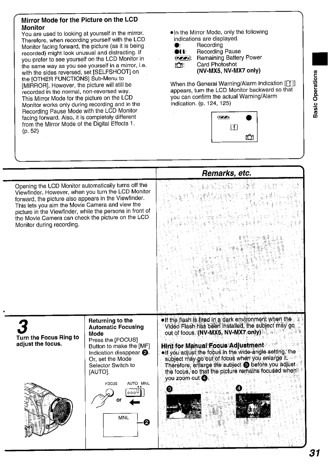 Panasonic NV MX 5 B manual 