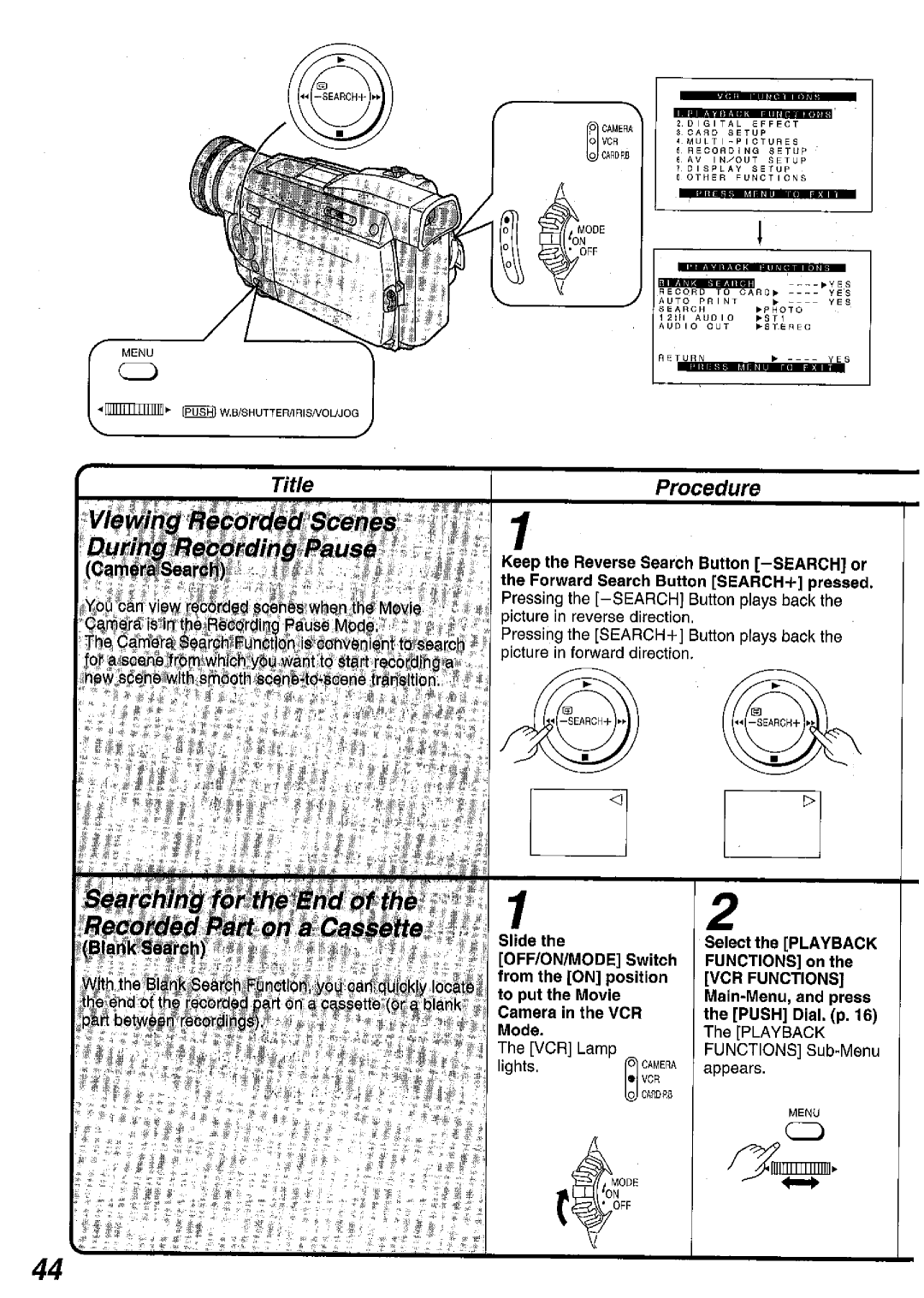 Panasonic NV MX 5 B manual 