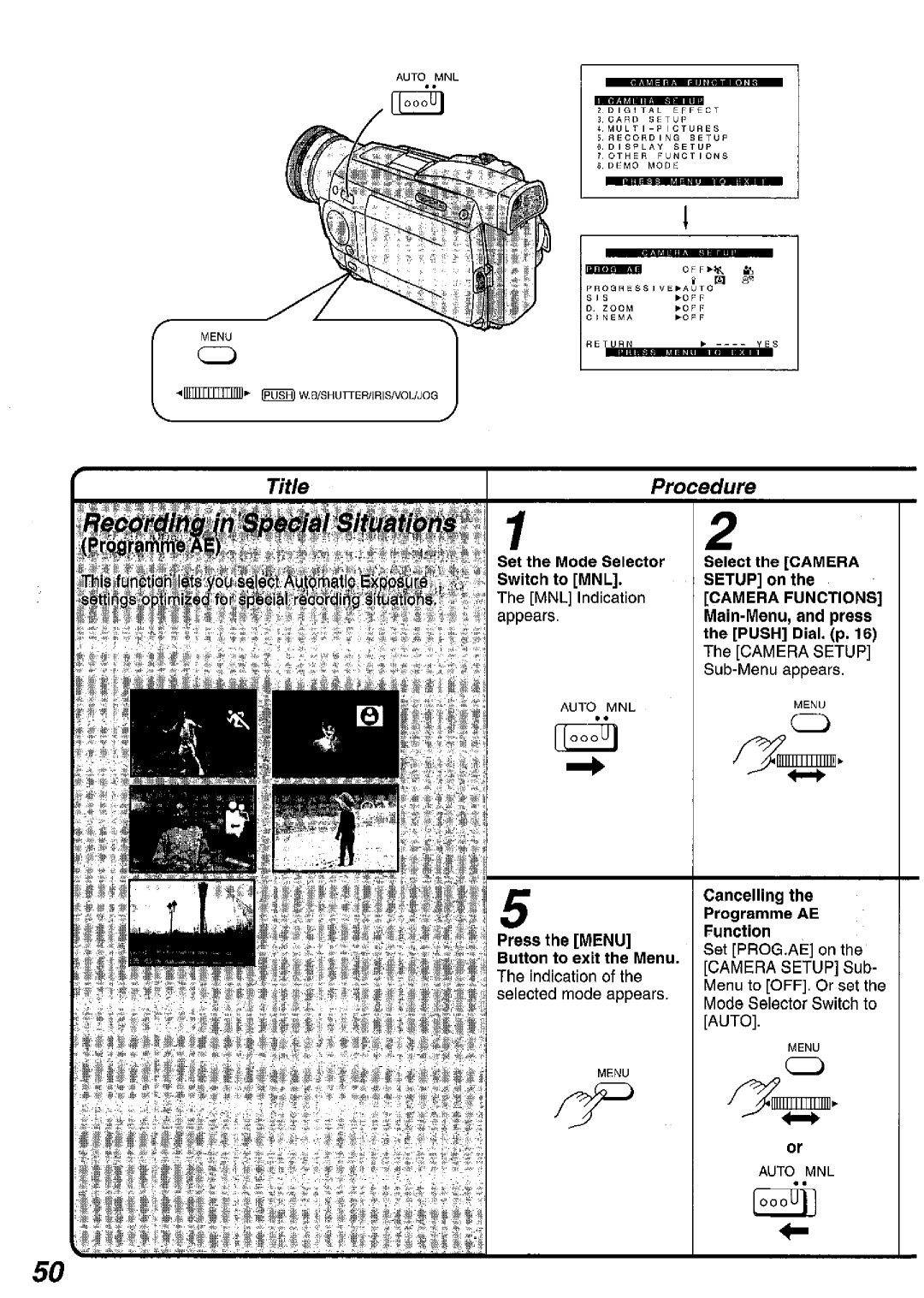 Panasonic NV MX 5 B manual 