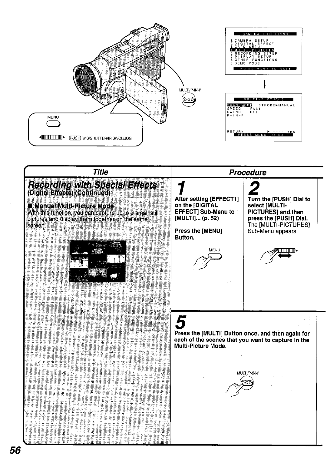 Panasonic NV MX 5 B manual 