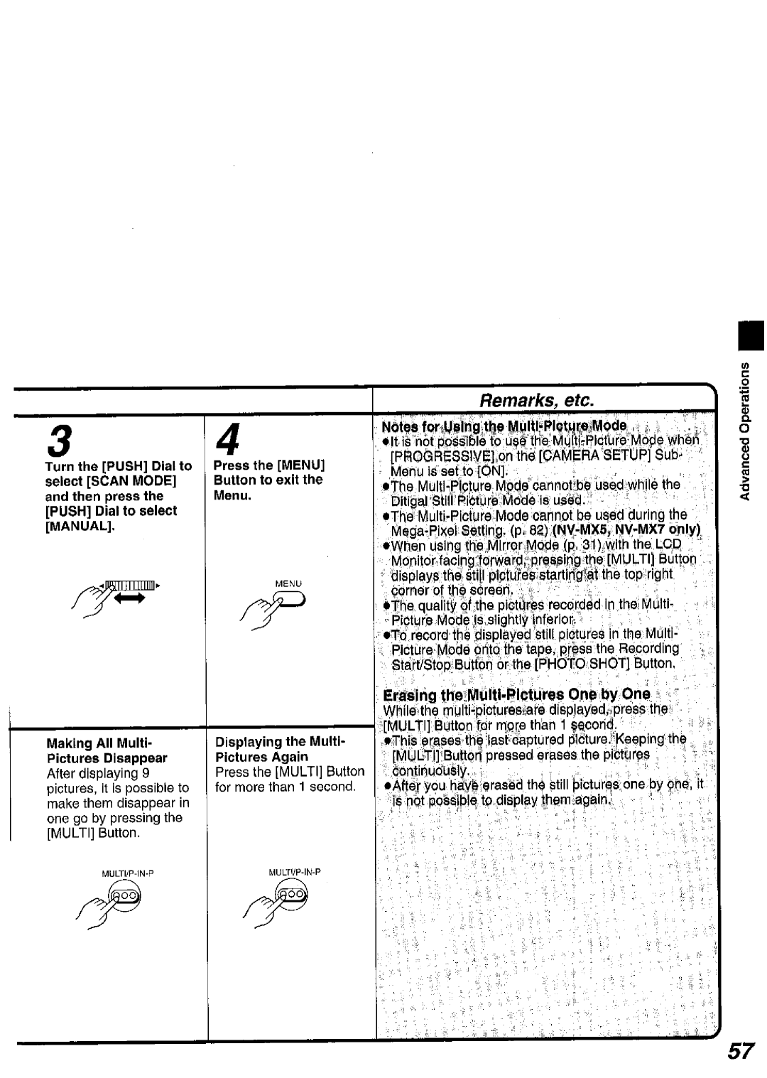 Panasonic NV MX 5 B manual 