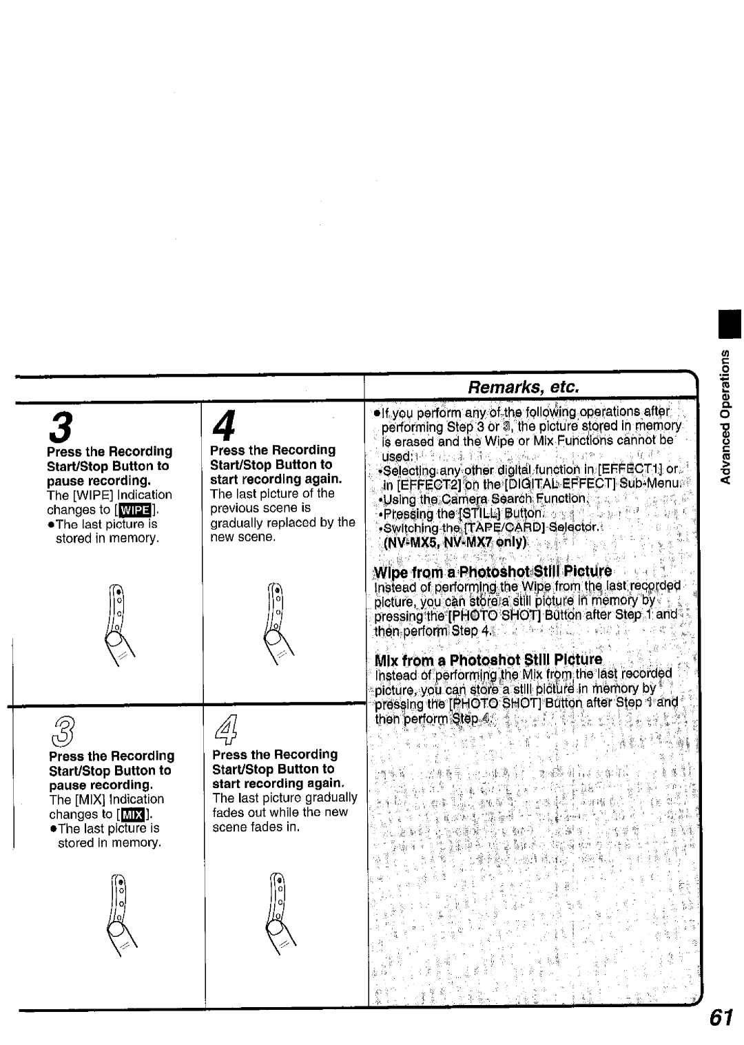 Panasonic NV MX 5 B manual 