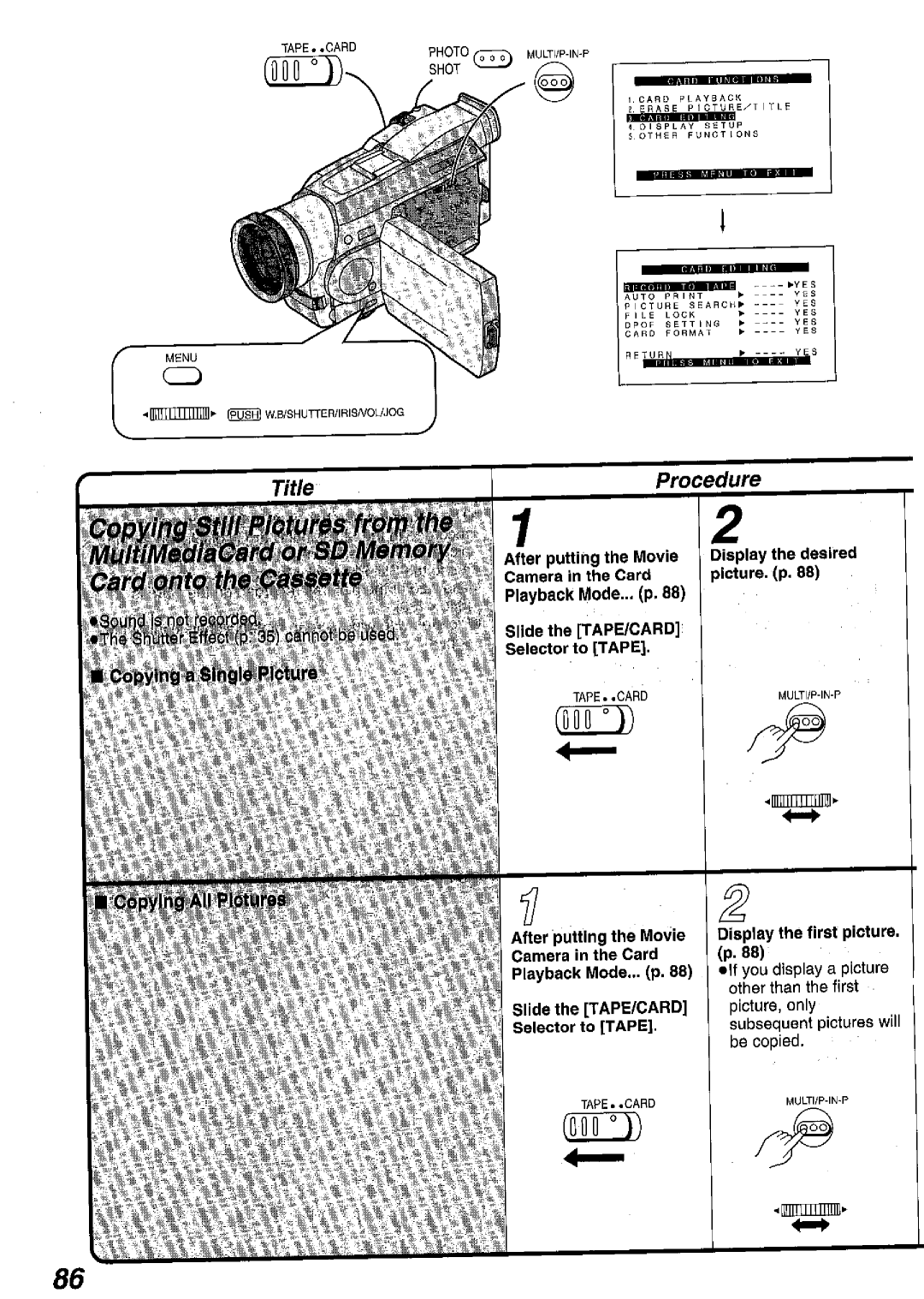 Panasonic NV MX 5 B manual 