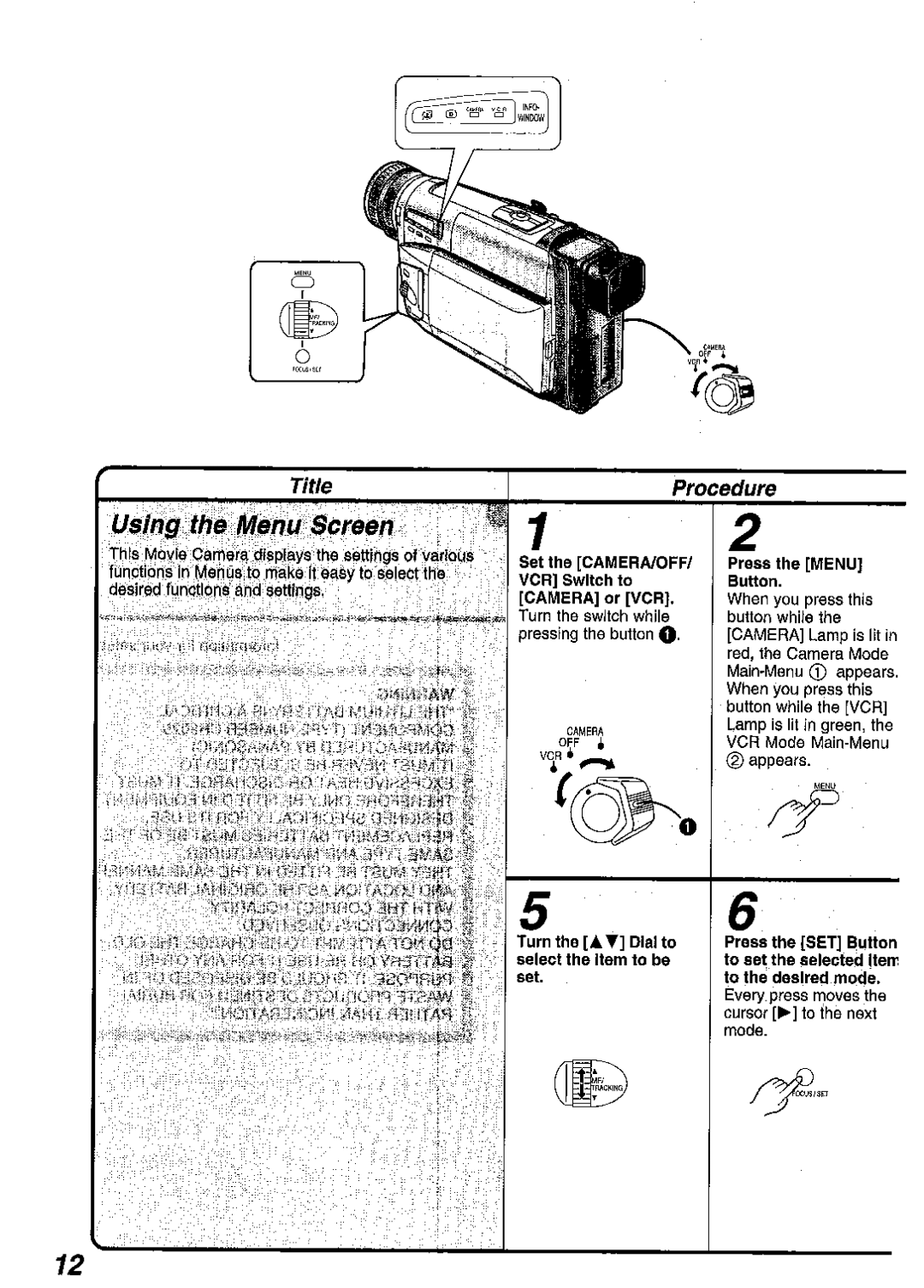 Panasonic NV RZ 10 manual 